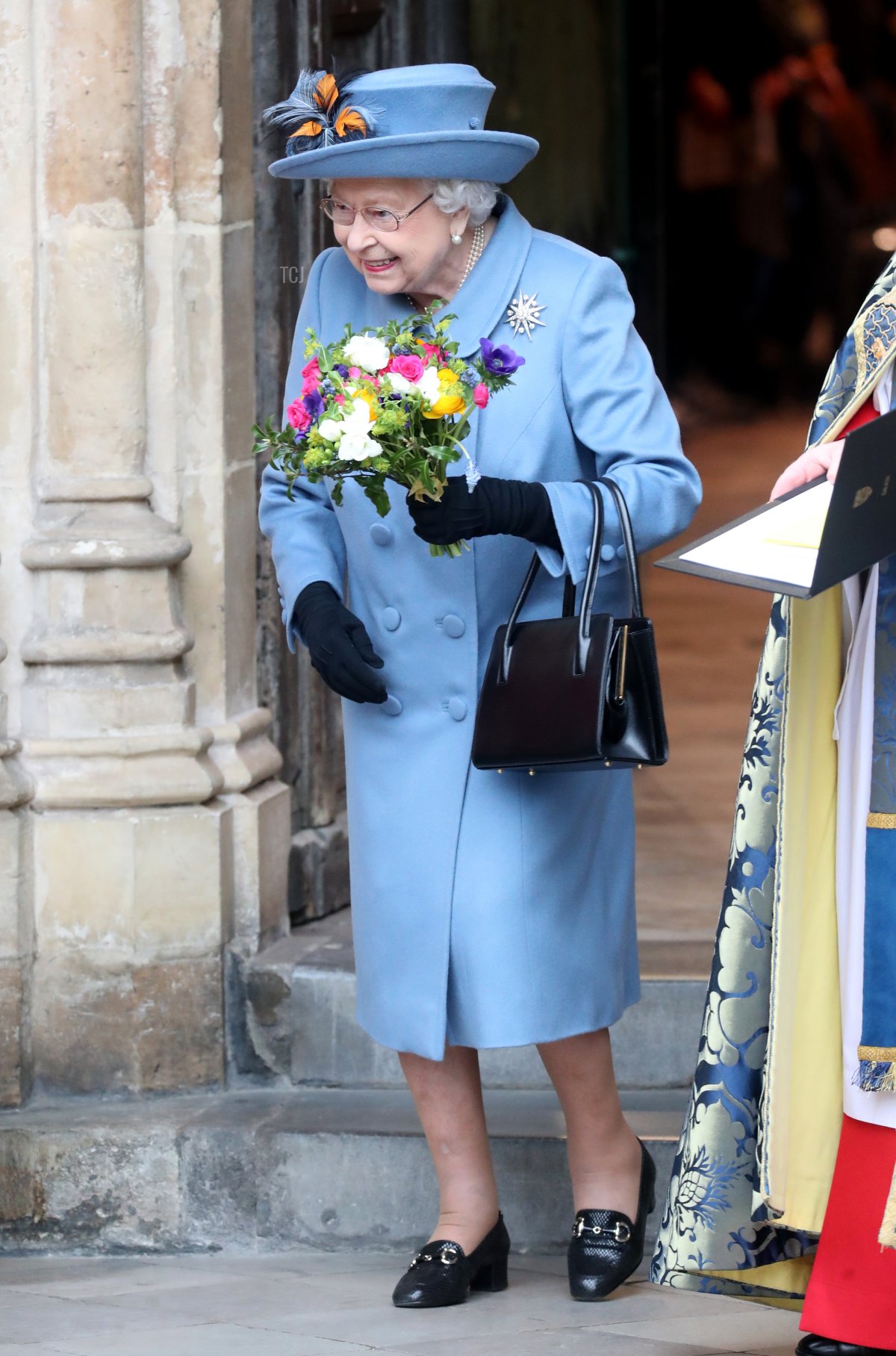 Queen Elizabeth II departs the Commonwealth Day Service 2020 at Westminster Abbey on March 09, 2020 in London, England (Chris Jackson/Getty Images)