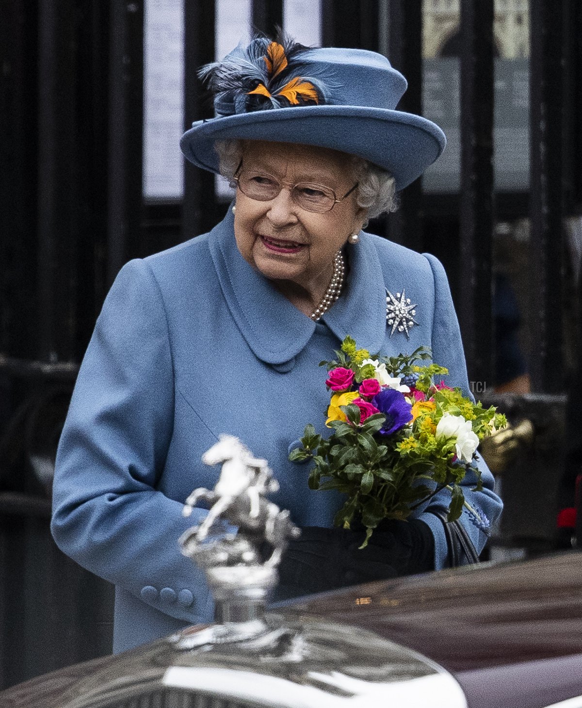 Queen Elizabeth II departs the Commonwealth Day Service 2020 at Westminster Abbey on March 09, 2020 in London, England (Chris Jackson/Getty Images)