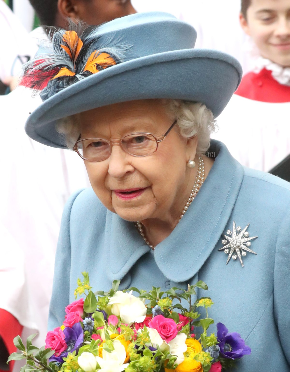 Queen Elizabeth II departs the Commonwealth Day Service 2020 at Westminster Abbey on March 09, 2020 in London, England (Chris Jackson/Getty Images)