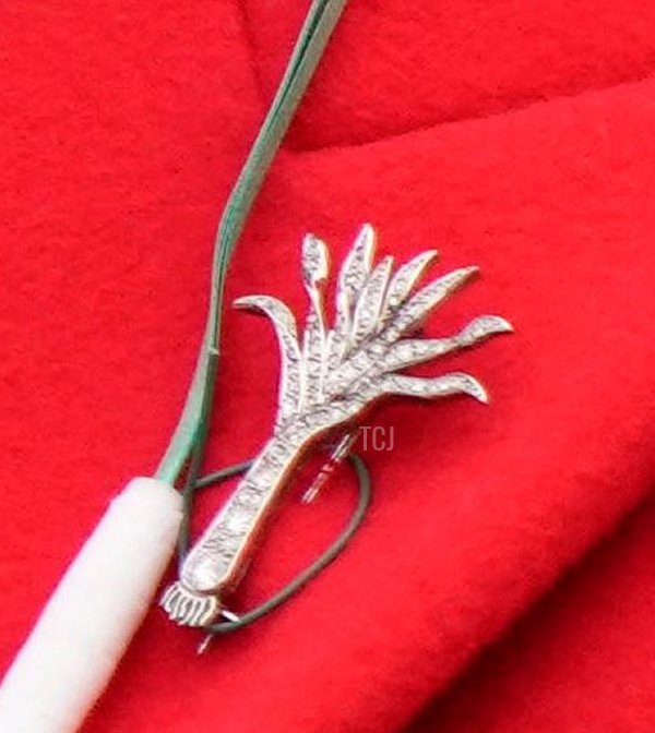 The Princess of Wales attends the St David's Day Parade during a visit to the 1st Battalion Welsh Guards at the Combermere Barracks in Windsor, west of London, on March 1, 2023 (ALASTAIR GRANT/POOL/AFP via Getty Images)