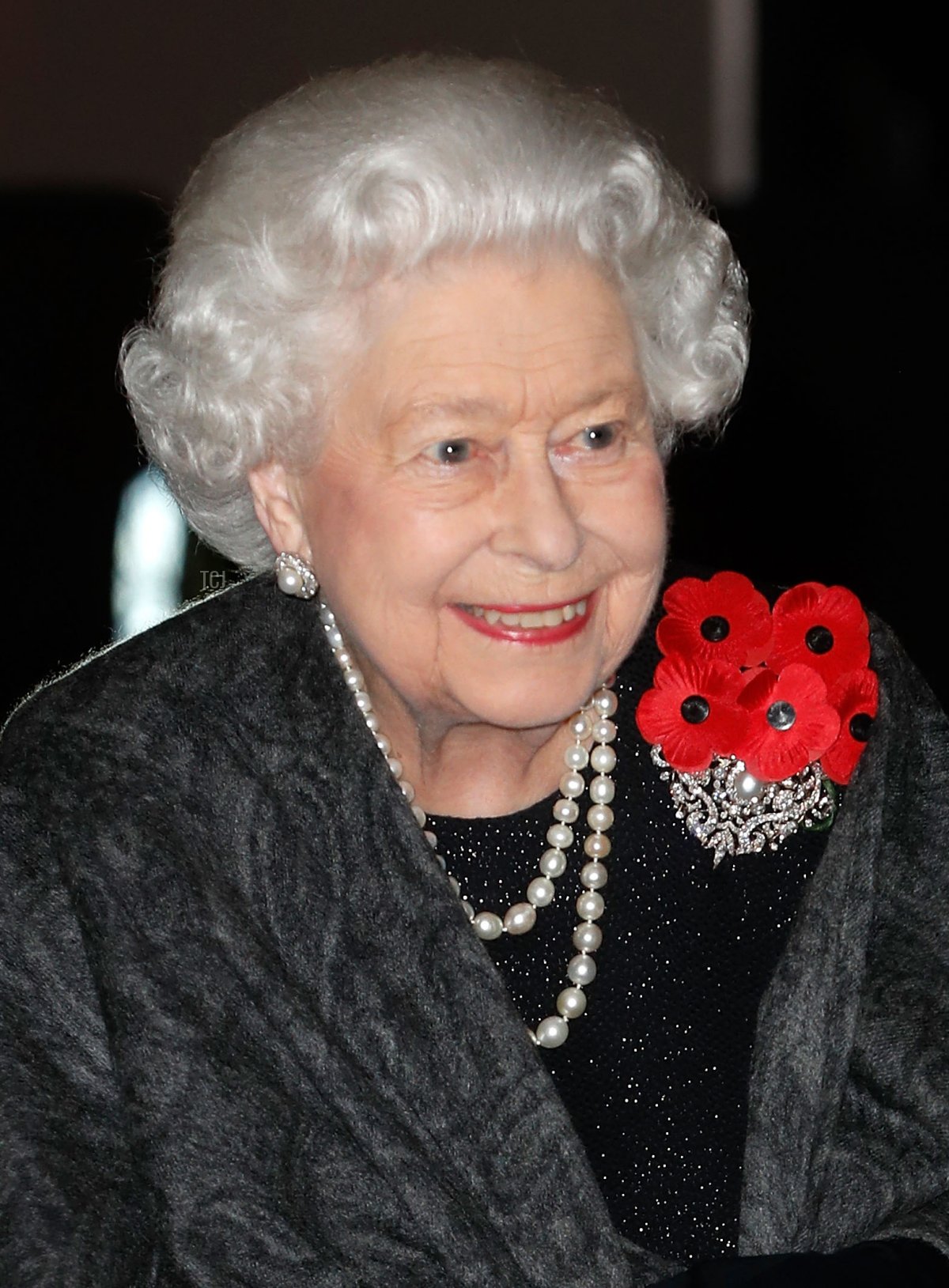 Britain's Queen Elizabeth II arrives to attend the annual Royal British Legion Festival of Remembrance at the Royal Albert Hall in London on November 10, 2018 (CHRIS JACKSON/POOL/AFP via Getty Images)