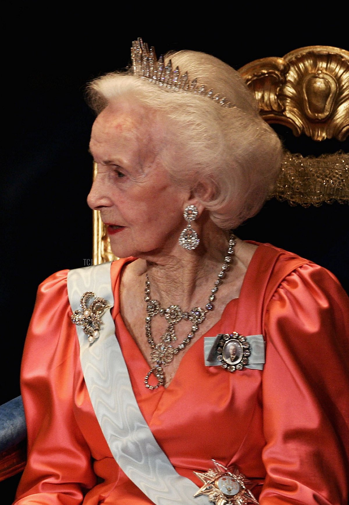 Princess Lilian of Sweden attends the Nobel Prize ceremony in Stockholm, December 10, 2004 (Pascal Le Segretain/Getty Images)