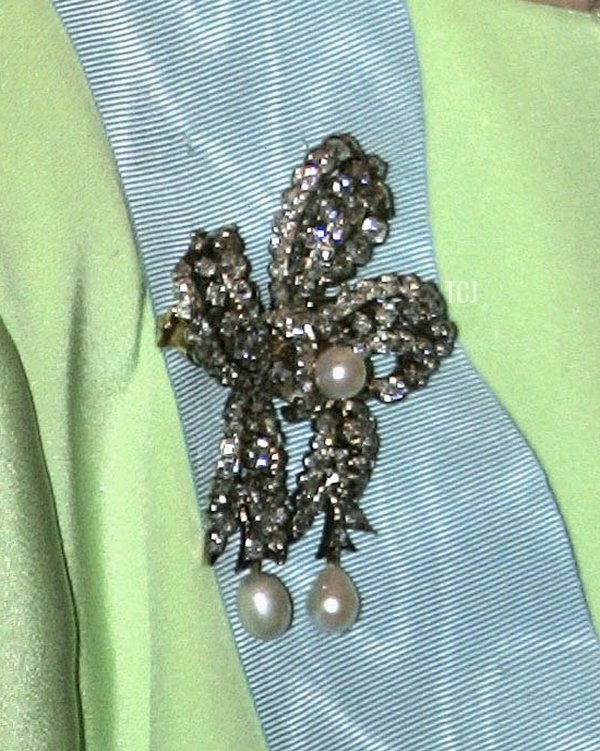 Princess Lilian of Sweden arrives for a gala dinner at Royal Palace to celebrate King Carl Gustaf XVI of Sweden's 60th Birthday on April 30, 2006 in Stockholm (Chris Jackson/Getty Images)