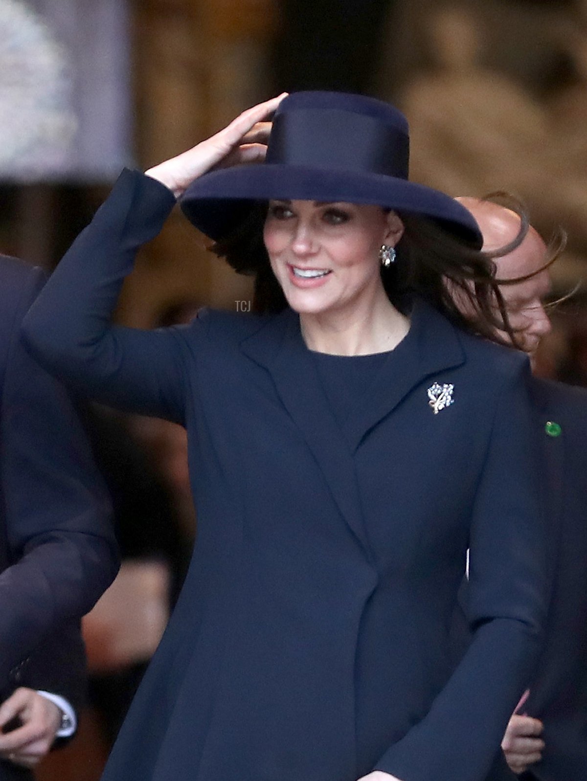 The Duchess of Cambridge leaves after attending a Commonwealth Day service at Westminster Abbey in central London, on March 12, 2018 (Chris Jackson/Getty Images)