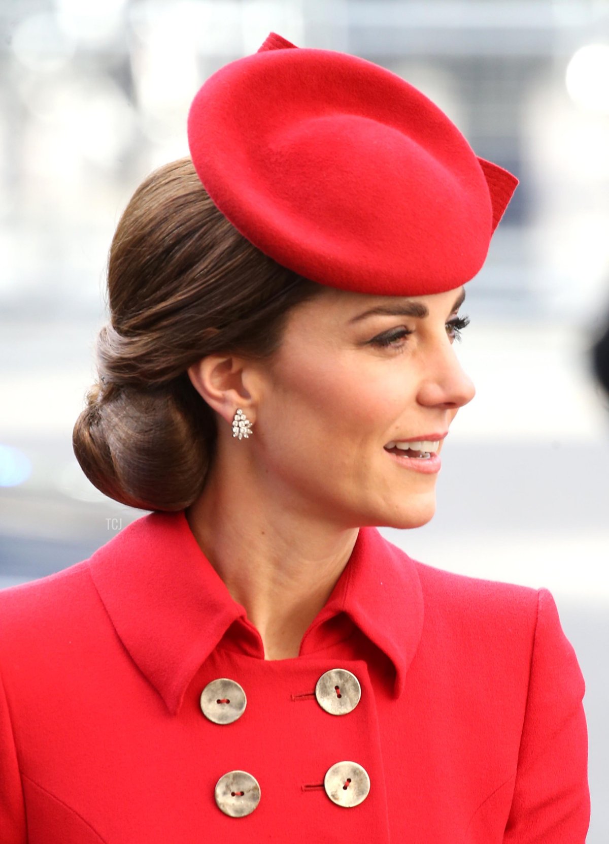 The Duchess of Cambridge attends the Commonwealth Day service at Westminster Abbey on March 11, 2019 in London, England (Chris Jackson/Getty Images)