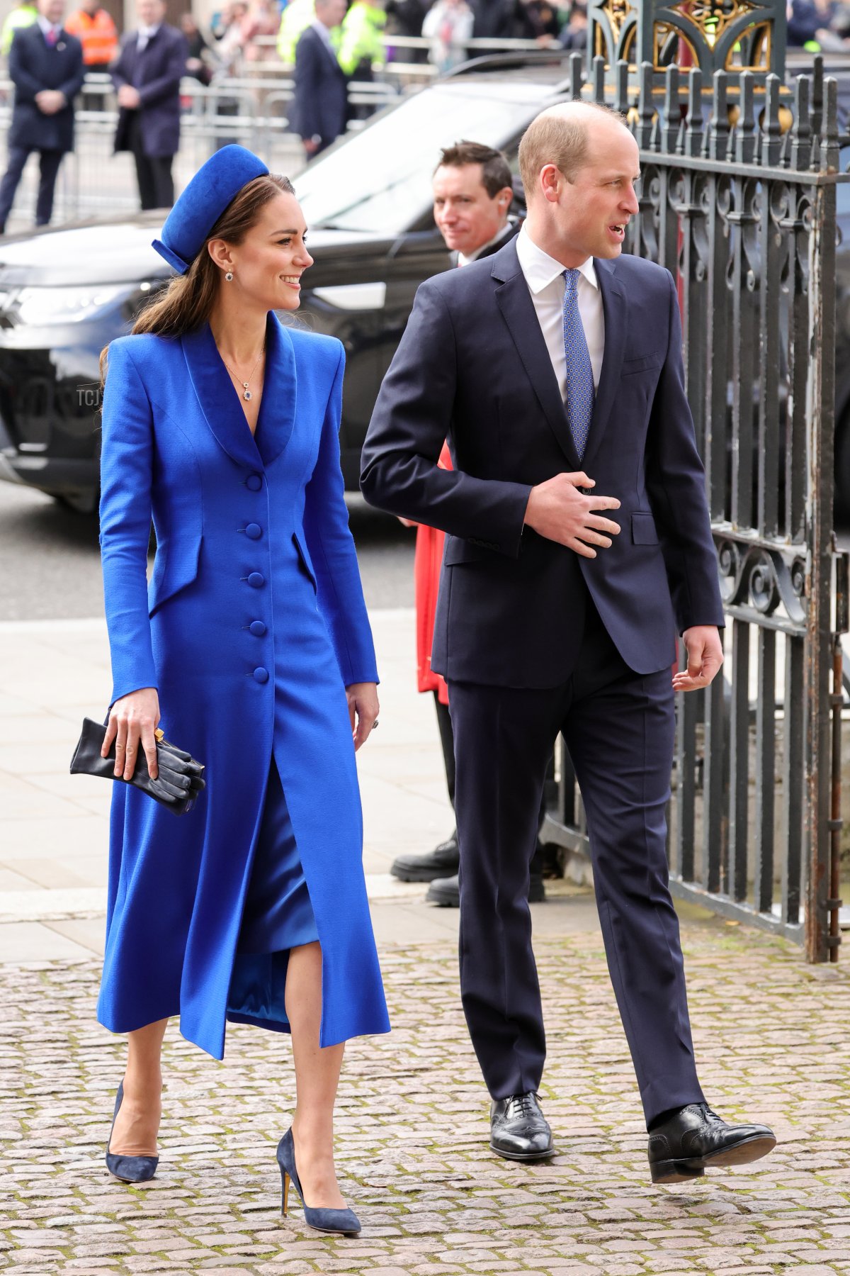 The Duke and Duchess of Cambridge arrive at Westminster Abbey for the Commonwealth Day Service on March 14, 2022 in London, England (Chris Jackson/Getty Images)