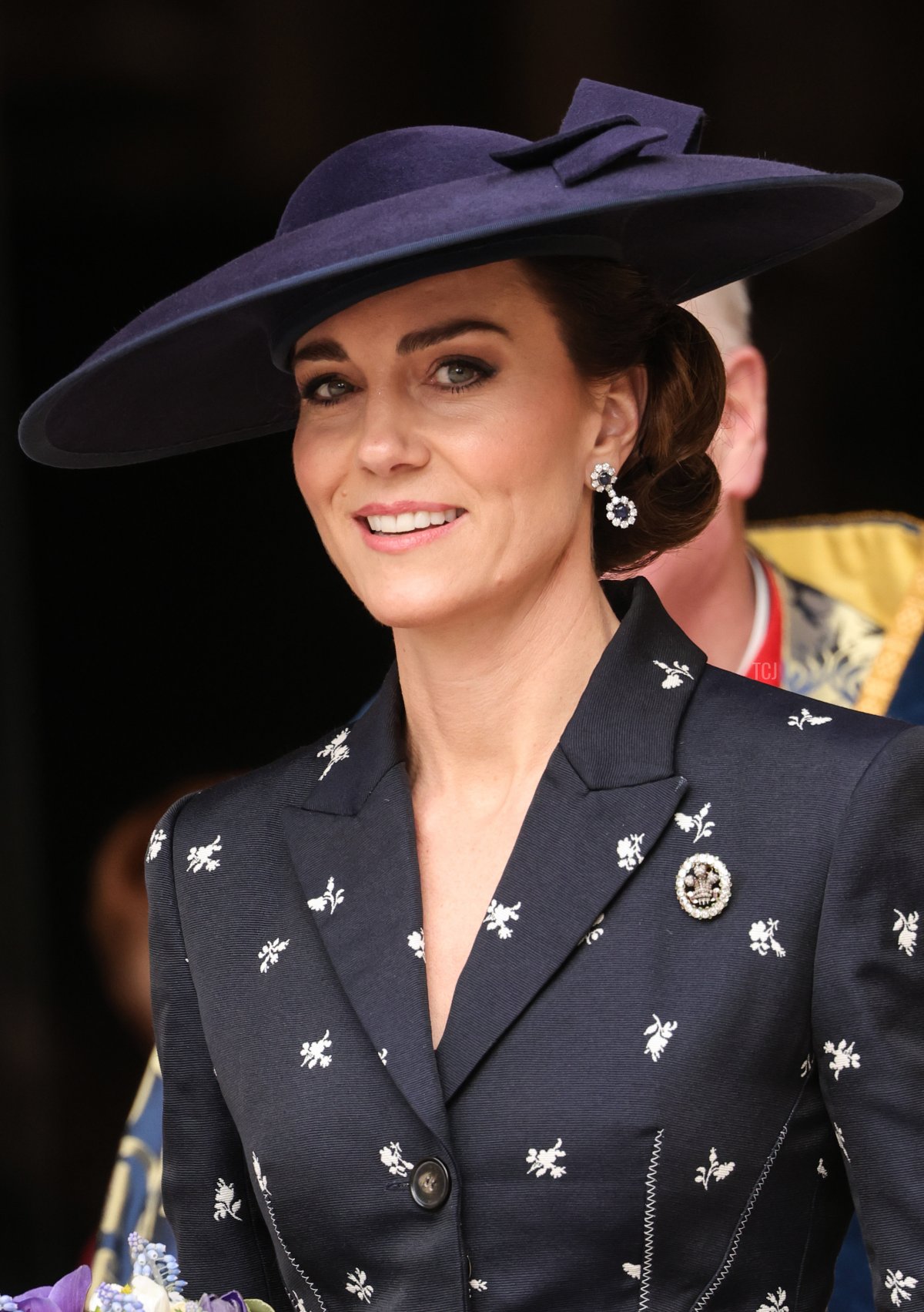 The Princess of Wales smiles as she departs from the Commonwealth Day service at Westminster Abbey on March 13, 2023 in London, England (Chris Jackson/Getty Images)