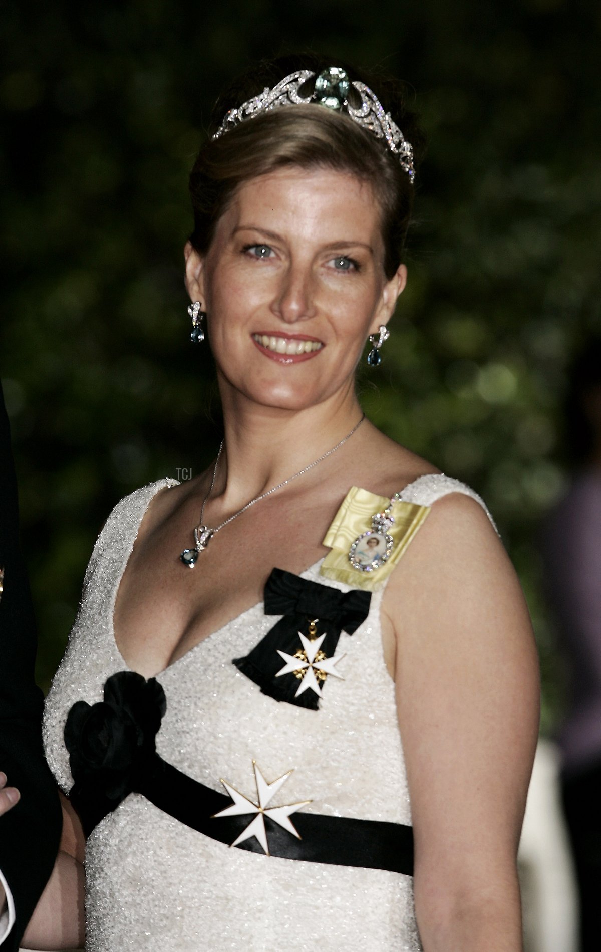 The Countess of Wessex arrives at the Opera Garnier for a gala event, part of Monaco's National Day celebrations which doubled as Prince Albert II's enthronement celebrations, on November 19, 2005 (Pascal Le Segretain/Getty Images)