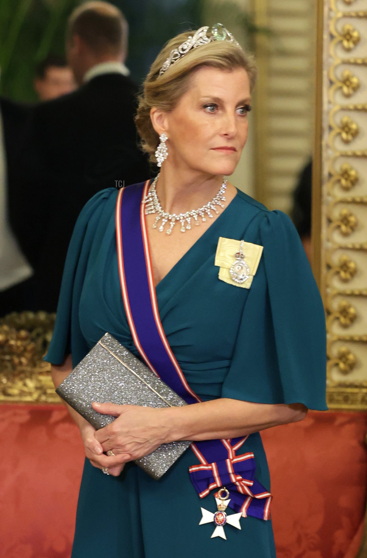 The Countess of Wessex and Forfar is pictured during the state banquet at Buckingham Palace in London, England on November 22, 2022 (Chris Jackson/Getty Images)