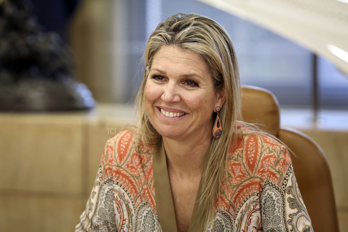 Queen Maxima of the Netherlands visits Morocco as a special representative of the UN Secretary-General for Financial Inclusion and Development, March 20, 2023 (FADEL SENNA/AFP via Getty Images)