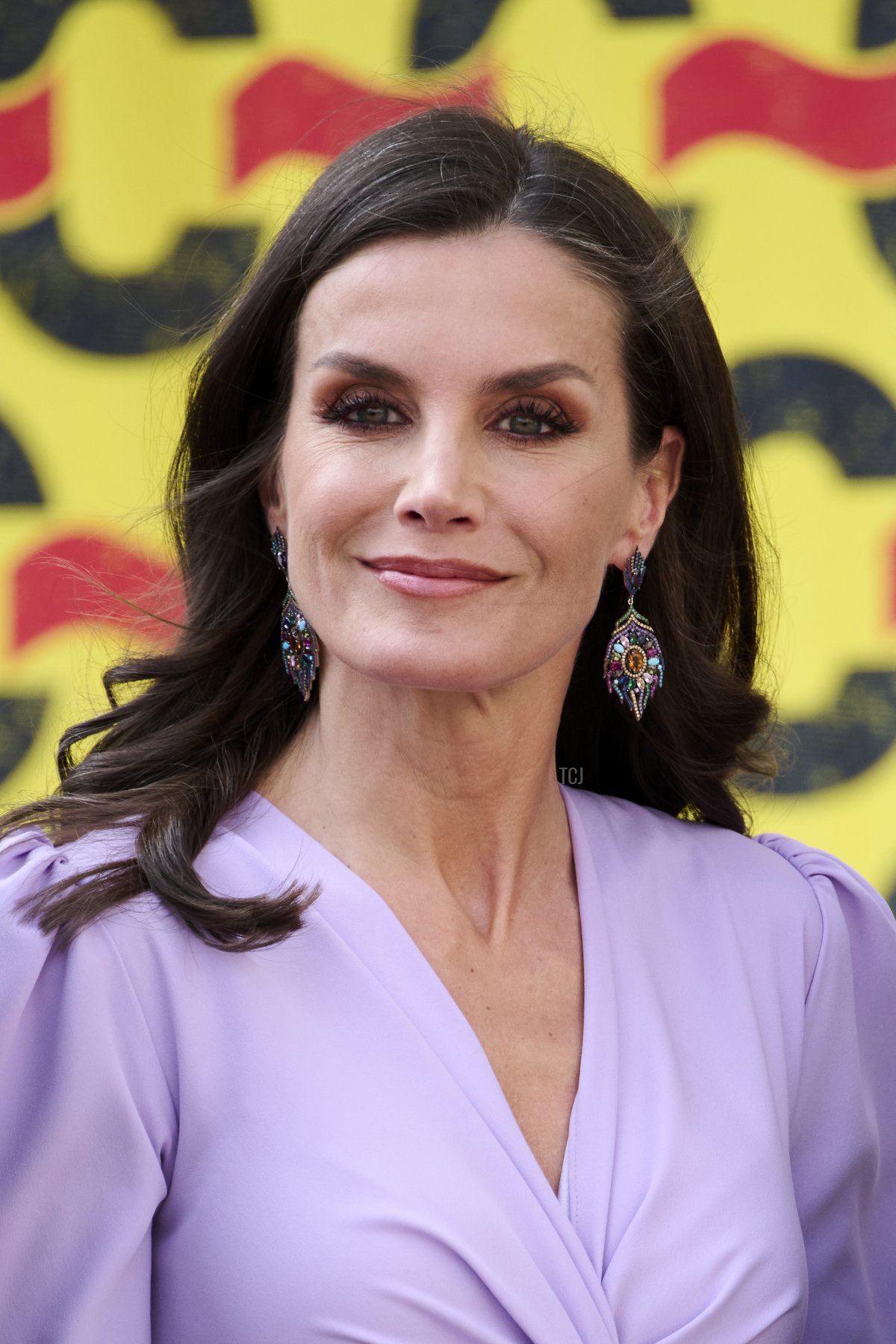 Queen Letizia of Spain attends the IX International Congress of the Spanish Language at the Falla Theater on March 27, 2023 in Cadiz, Spain (Carlos Alvarez/Getty Images)