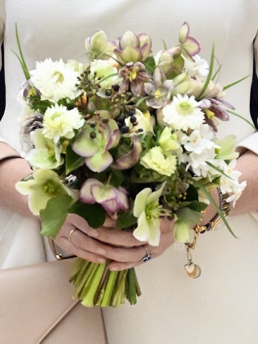 Queen Mathilde of the Belgians visits a new exhibition, "Expedition Egypt," at the Museum of Art & History in Brussels on March 30, 2023 (ERIC LALMAND/BELGA MAG/AFP via Getty Images)