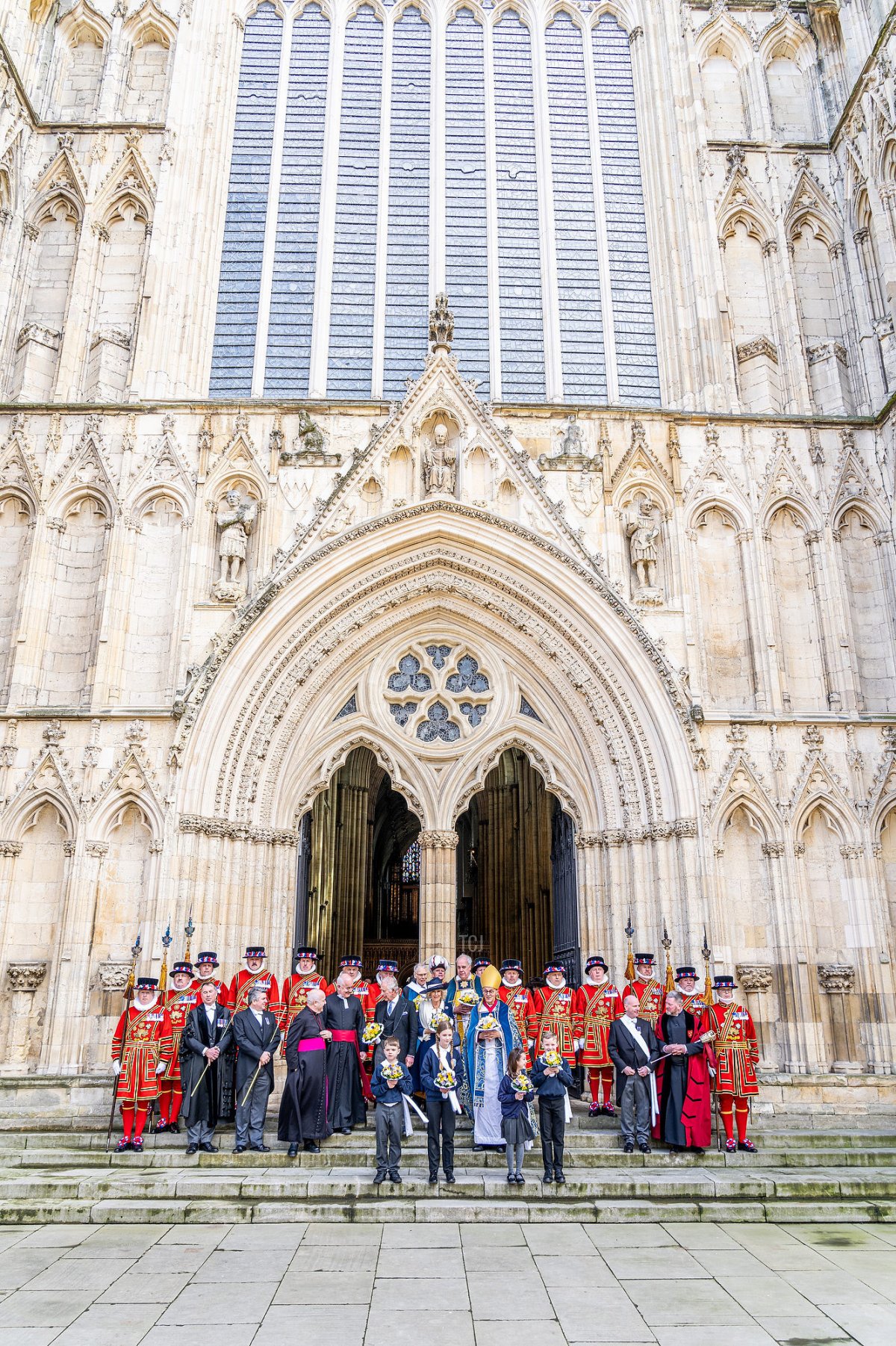 King Charles III and Queen Camilla attend the Royal Maundy service at York Minster on April 6, 2023 (Charlotte Graham - WPA Pool/Getty Images)