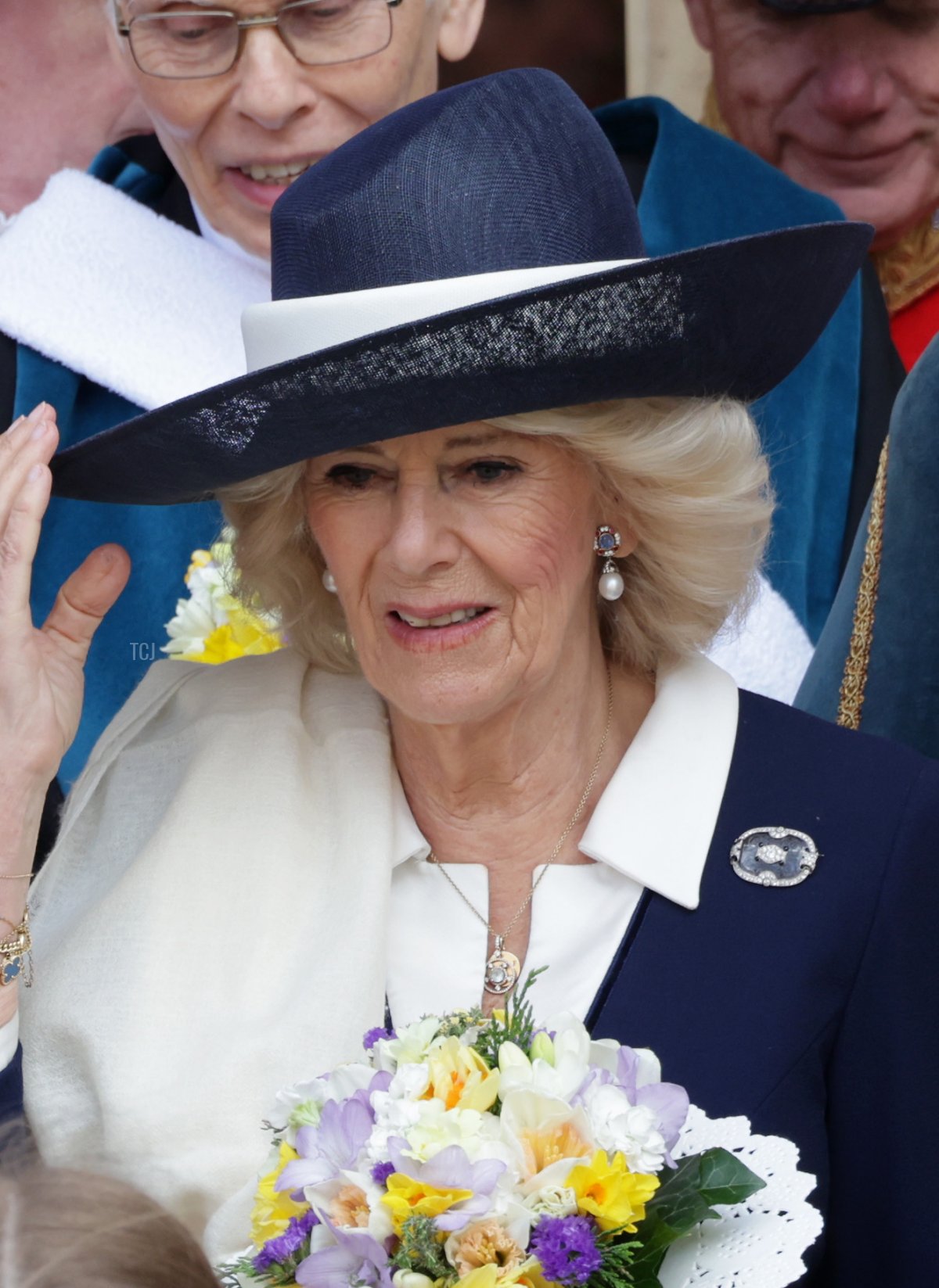 Queen Camilla attends the Royal Maundy service at York Minster on April 6, 2023 (Chris Jackson/Getty Images)