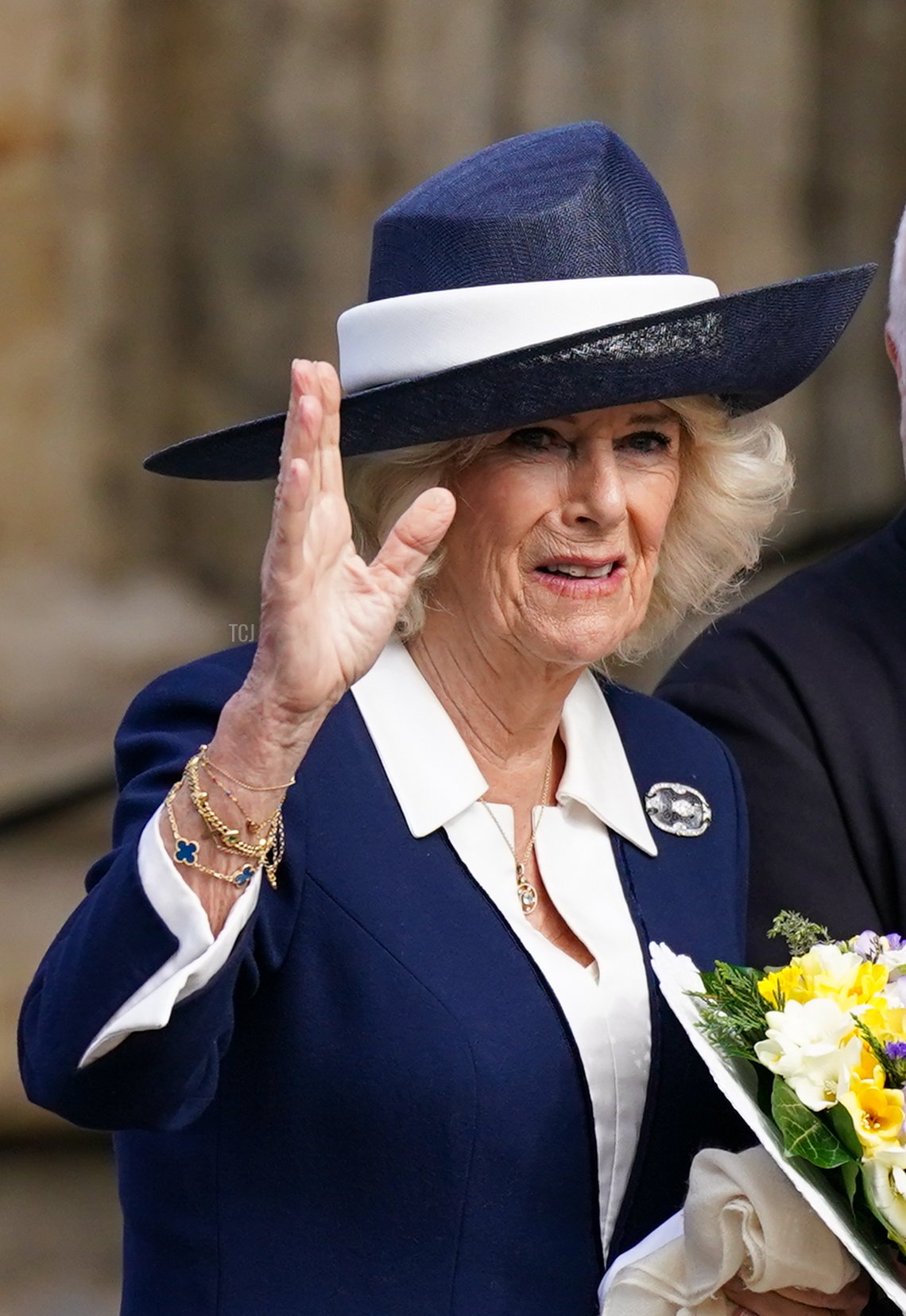 Queen Camilla attends the Royal Maundy service at York Minster on April 6, 2023 (Ian Forsyth/Getty Images)