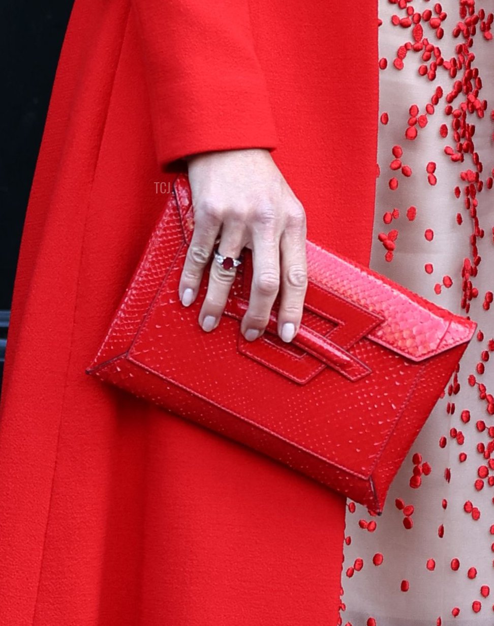 Brigitte Macron and Queen Maxima of the Netherlands arrive to visit the Anne Frank House in Amsterdam on April 12, 2023, as part of the French presidential couple's two-day official trip to the Netherlands (KENZO TRIBOUILLARD/AFP via Getty Images)