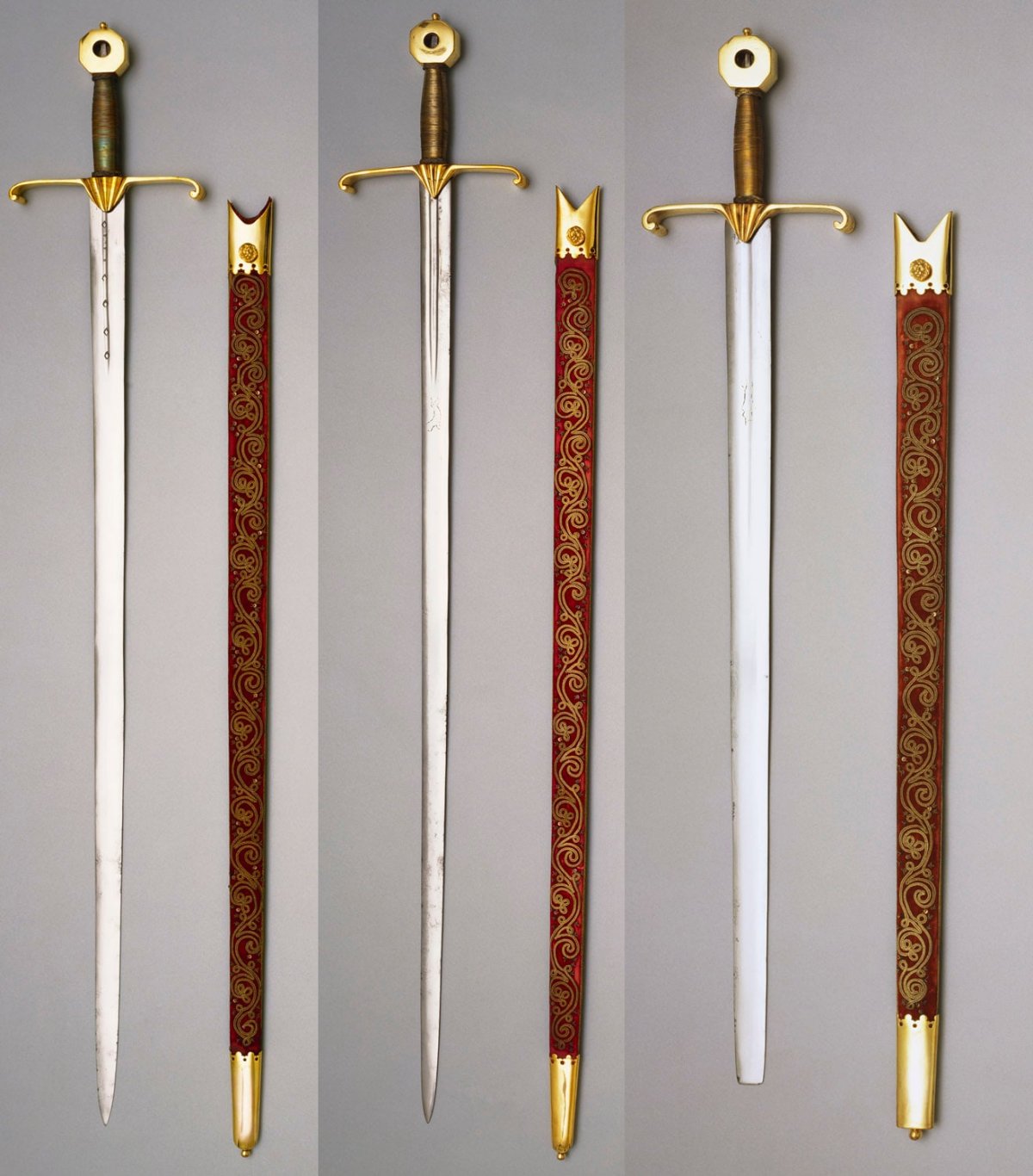 The Sword of Temporal Justice, the Sword of Spiritual Justice, and the Sword of Mercy (Royal Collection Trust)