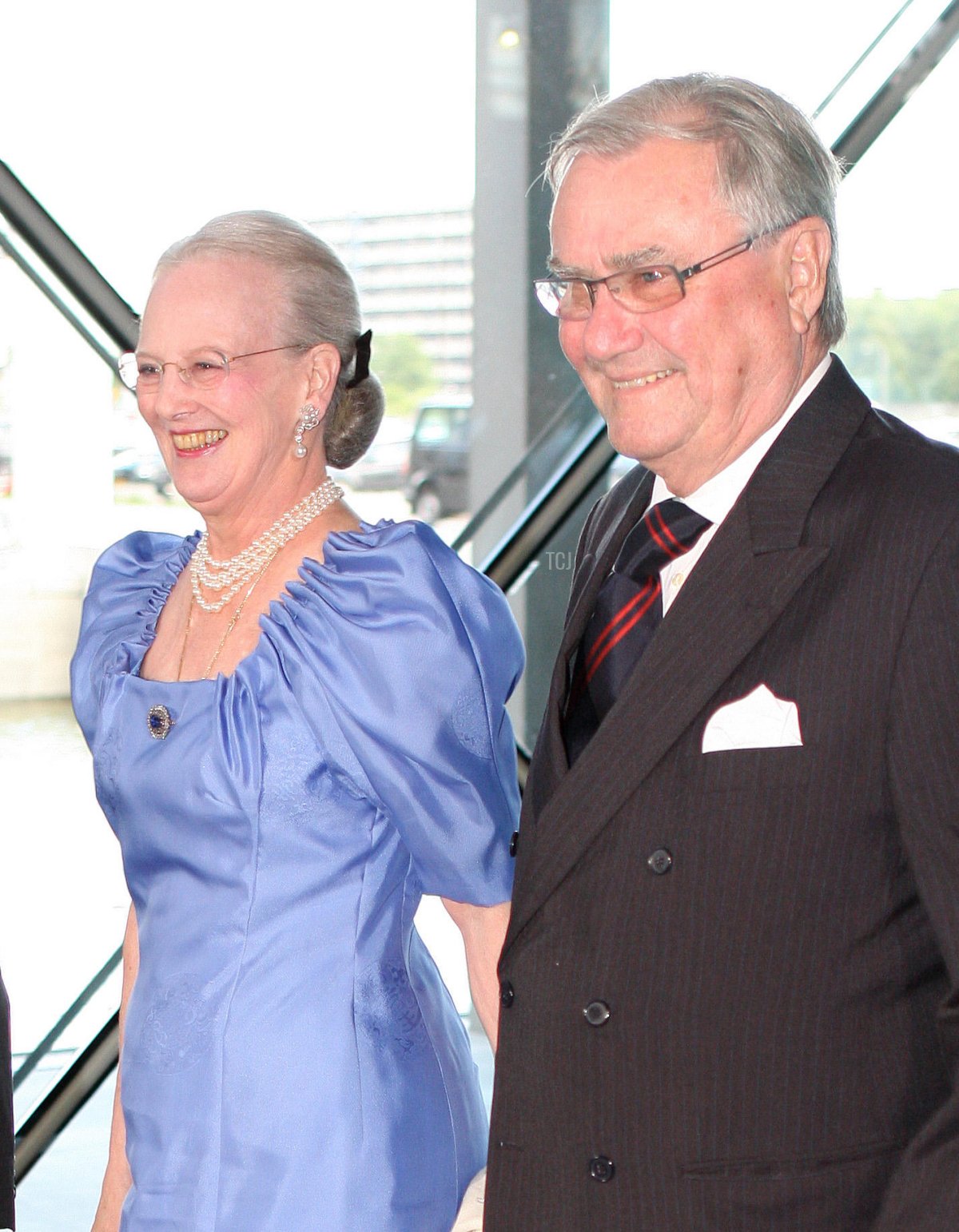 Queen Margrethe II and Prince Henrik of Denmark attend a concert celebrating his 75th birthday in Copenhagen, June 10, 2009 (Patrick van Katwijk/DPA Picture Alliance Archive/Alamy)