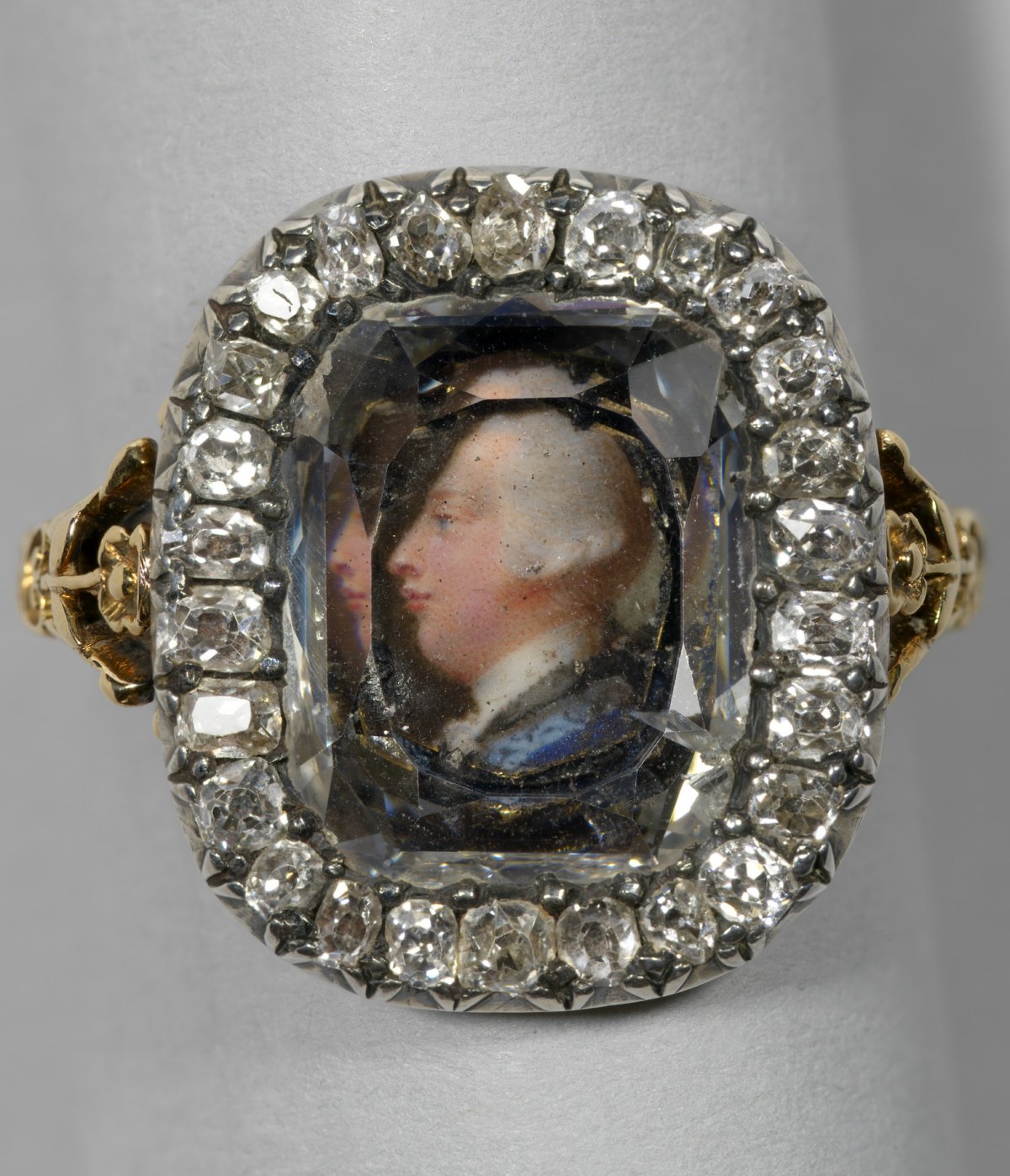 Ring with a miniature of George III, 1761 (Royal Collection Trust)