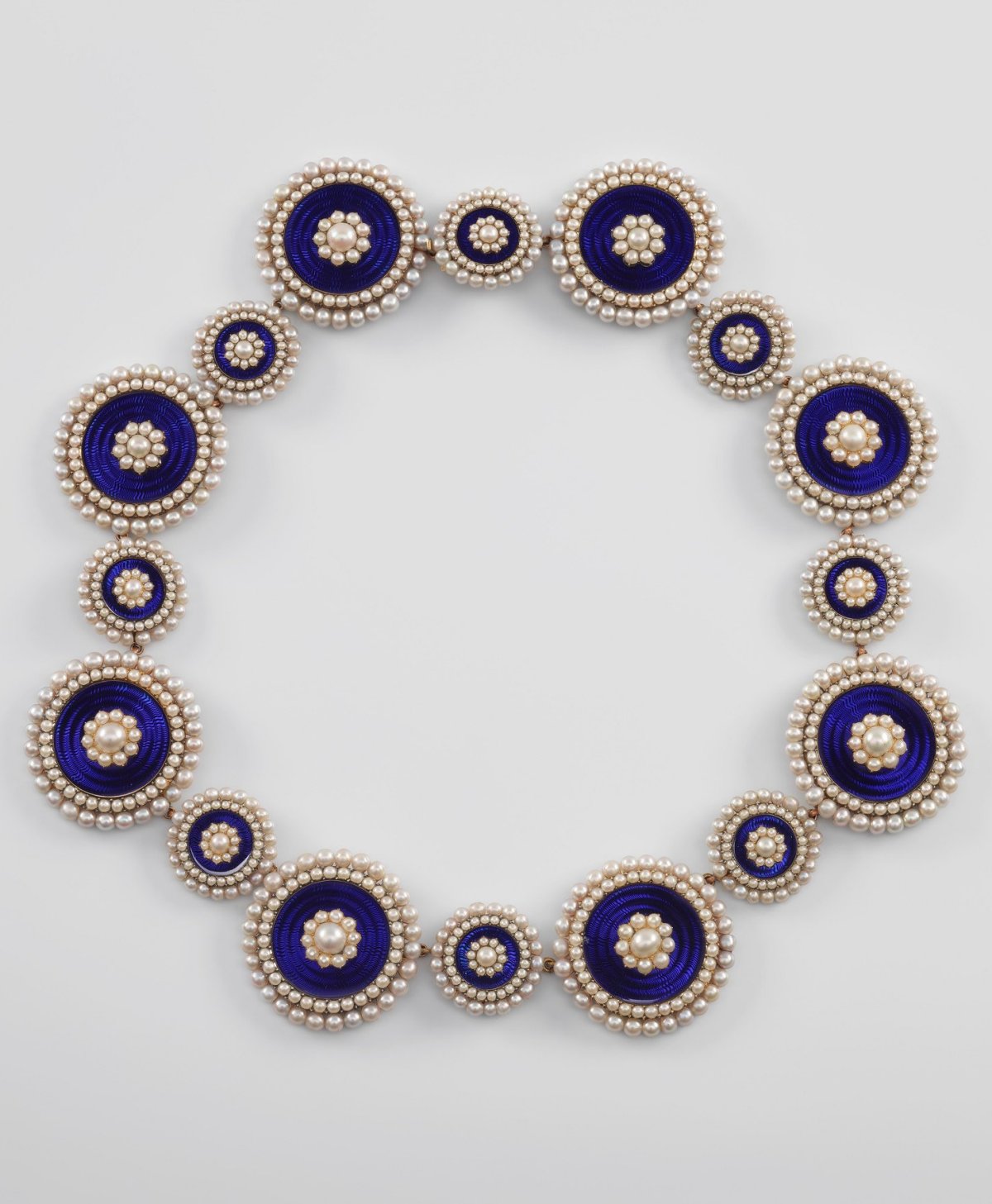 Necklace made from George III’s buttons, ca. 1818 (Royal Collection Trust)