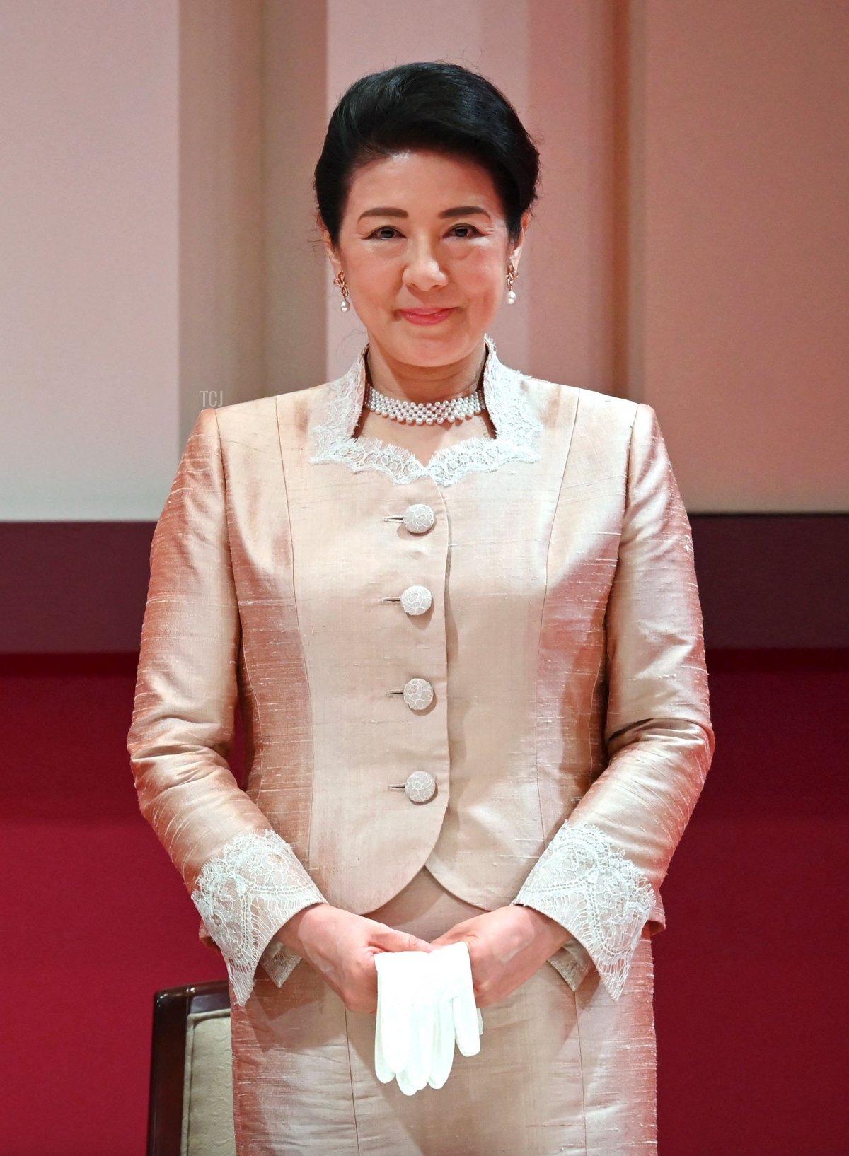 Empress Masako attends the Japan Prize presentation ceremony in Tokyo on April 13, 2023 (KAZUHIRO NOGI/AFP via Getty Images)