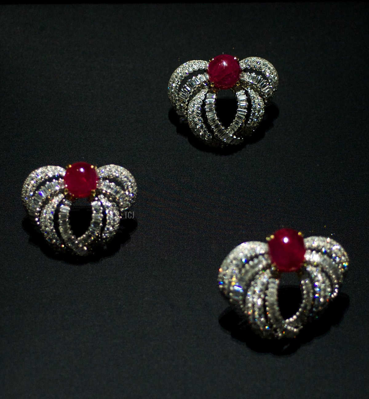 Cartier jewels from the collection of Princess Grace of Monaco are displayed at the Museum Thyssen Bornemisza on October 22, 2012 in Madrid, Spain (Carlos Alvarez/Getty Images)