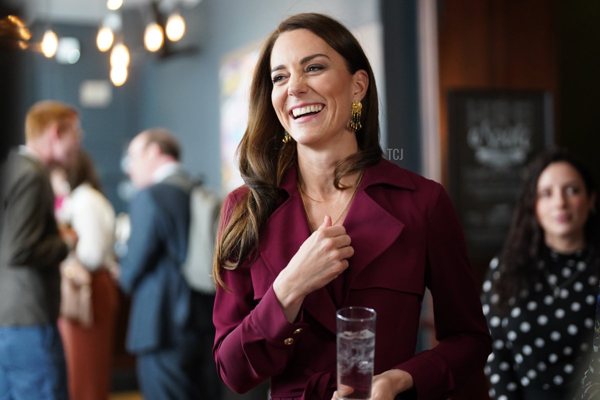 The Princess of Wales meets future leaders and local business owners from Birmingham's creative industries sector at an event in The Rectory during their visit to Birmingham on April 20, 2023 in Birmingham, England (Jacob King - WPA Pool/Getty Images)