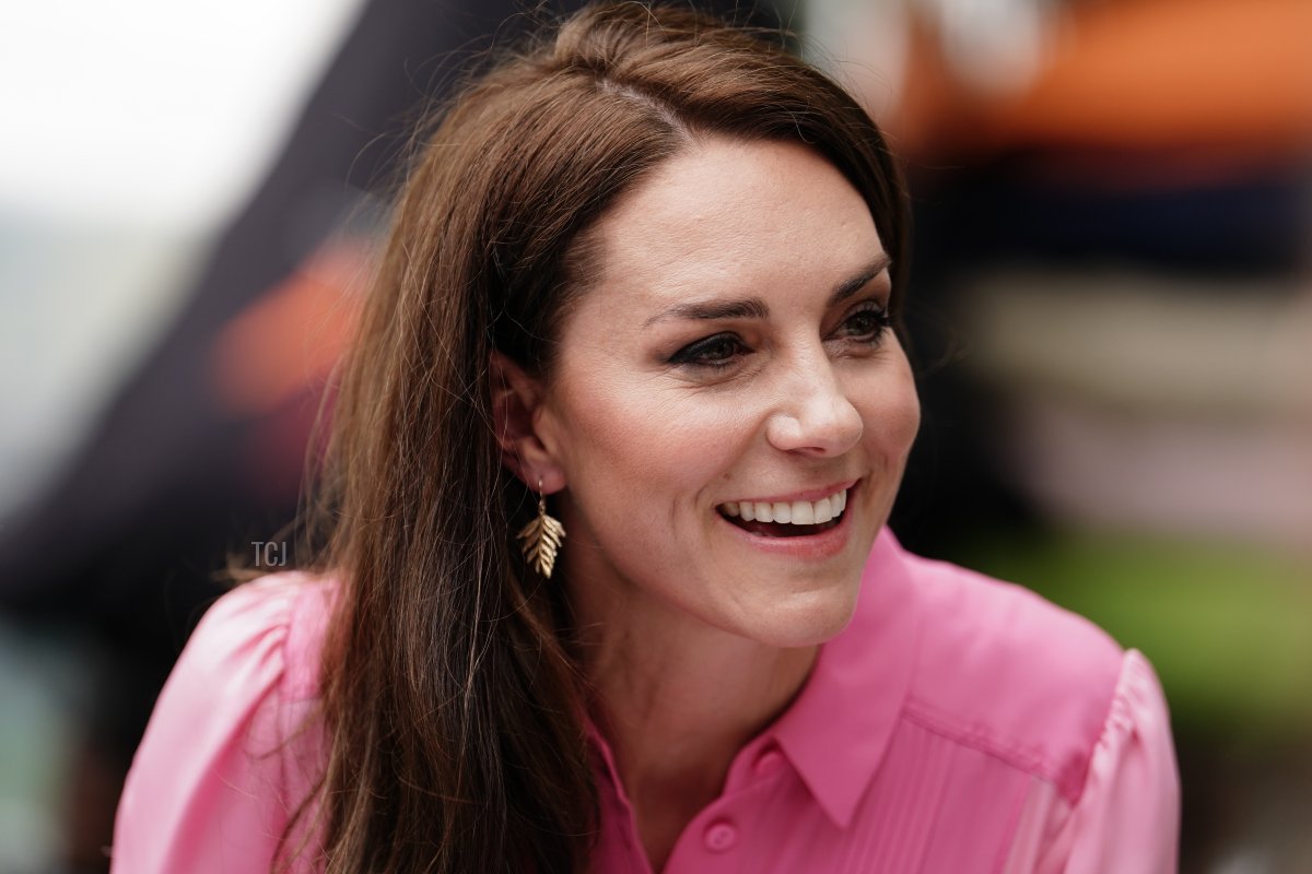 The Princess of Wales takes part in the first Children's Picnic at the RHS Chelsea Flower Show, at the Royal Hospital Chelsea on May 22, 2023 in London, England (Jordan Pettitt-WPA Pool/Getty Images)