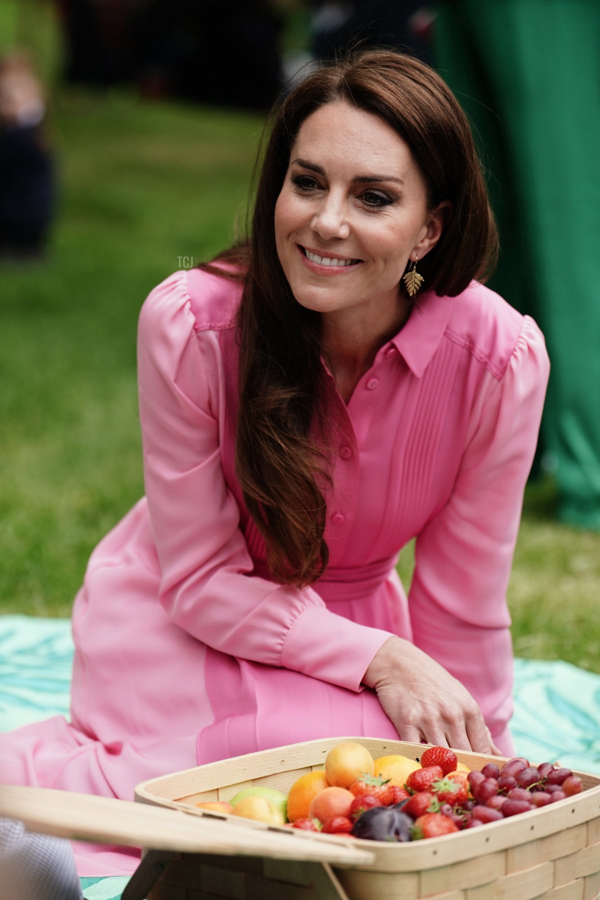 The Princess of Wales takes part in the first Children's Picnic at the RHS Chelsea Flower Show, at the Royal Hospital Chelsea on May 22, 2023 in London, England (Jordan Pettitt-WPA Pool/Getty Images)