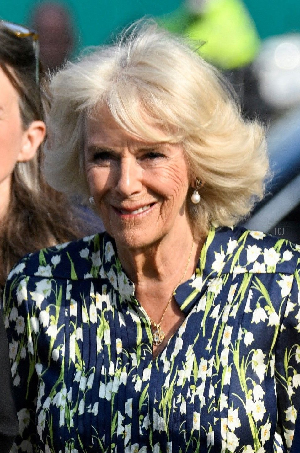 The Queen arrives a visit to the 2023 RHS Chelsea Flower Show in London on May 22, 2023 (TOBY MELVILLE/POOL/AFP via Getty Images)