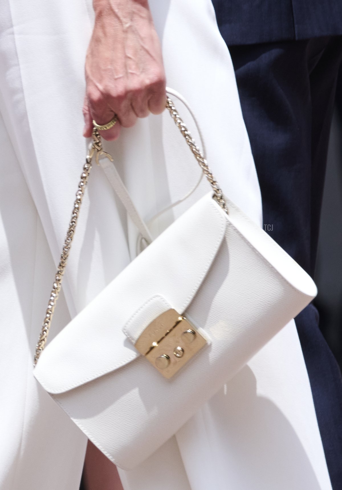 Queen Letizia of Spain arrives for Infanta Sofia's confirmation at the Asuncion de Nuestra Señora Church in the municipality of Aravaca on May 25, 2023 in Madrid, Spain (Carlos Alvarez/Getty Images)