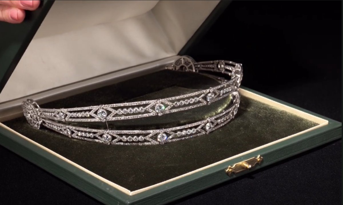 An early 20th century diamond bandeau from Boucheron (Christie's)