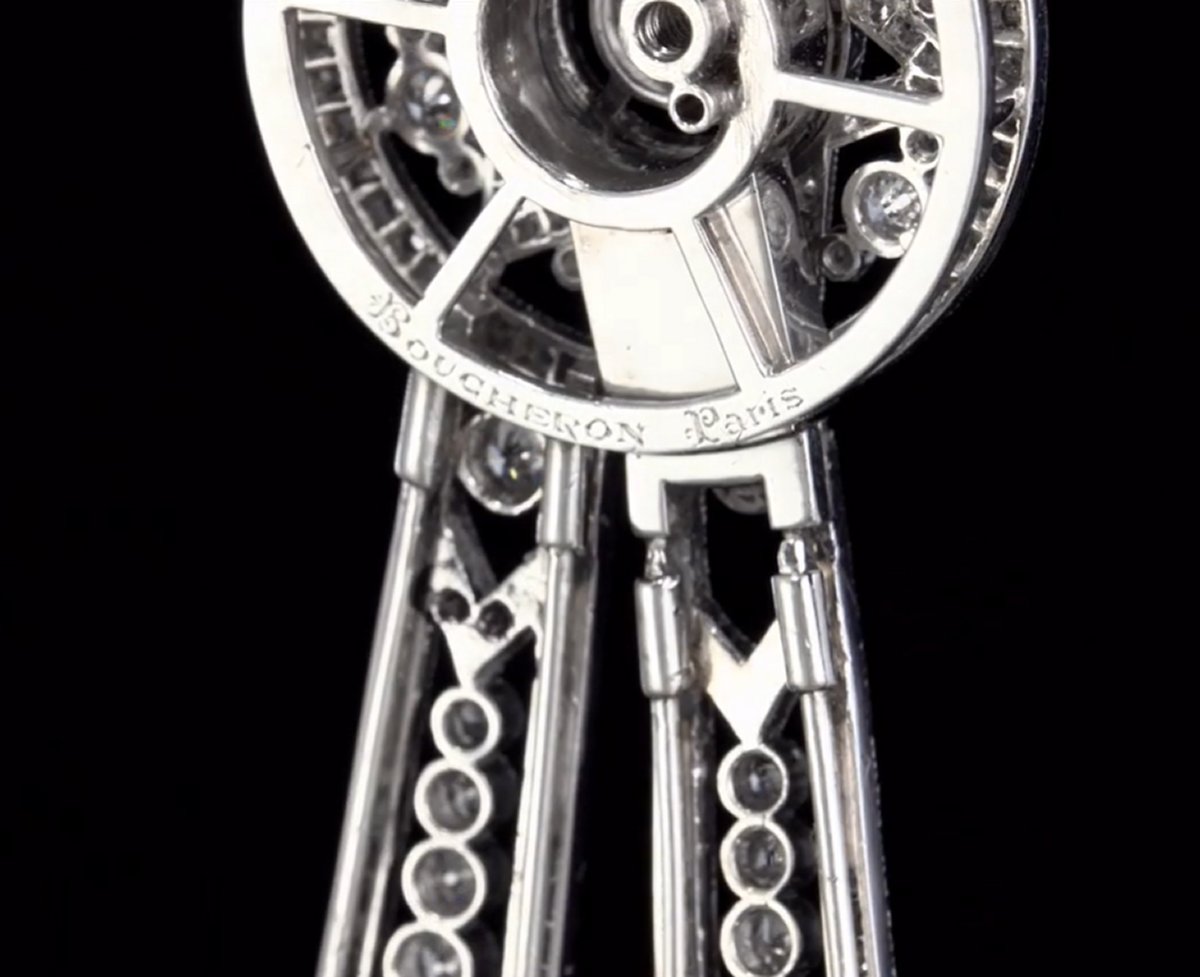 An early 20th century diamond bandeau from Boucheron (Christie's)