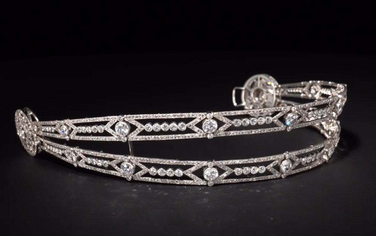 An early 20th century diamond bandeau from Boucheron (Christie's)
