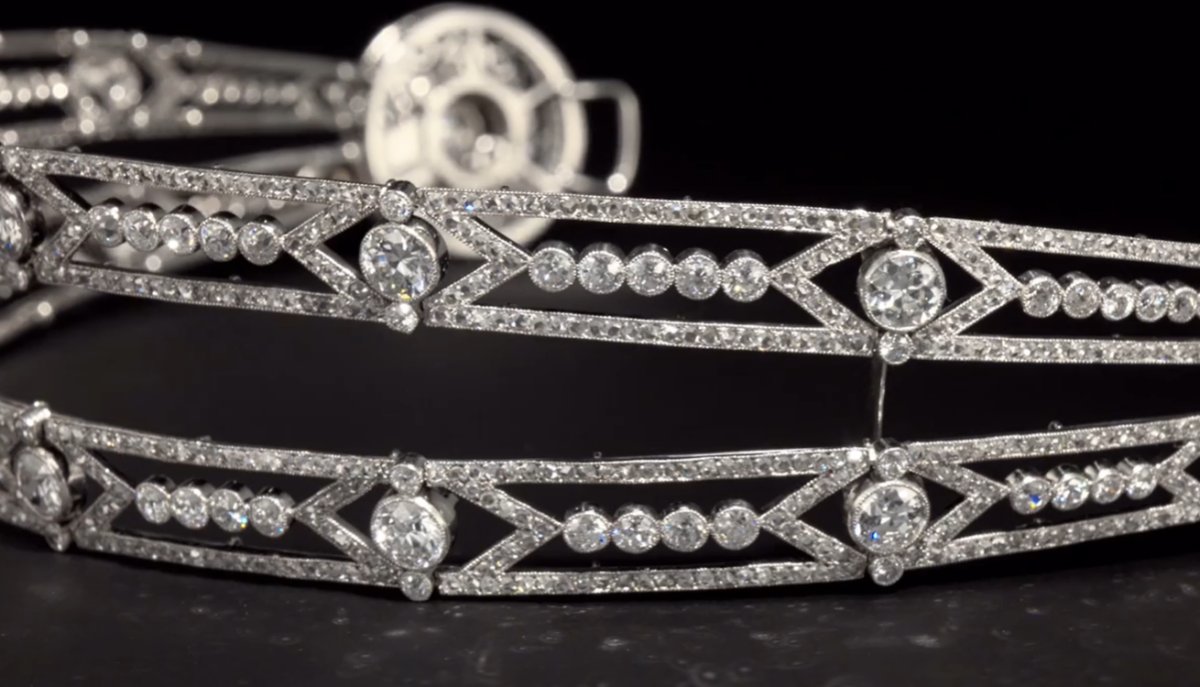 An early 20th century diamond bandeau from Boucheron (Christie's)