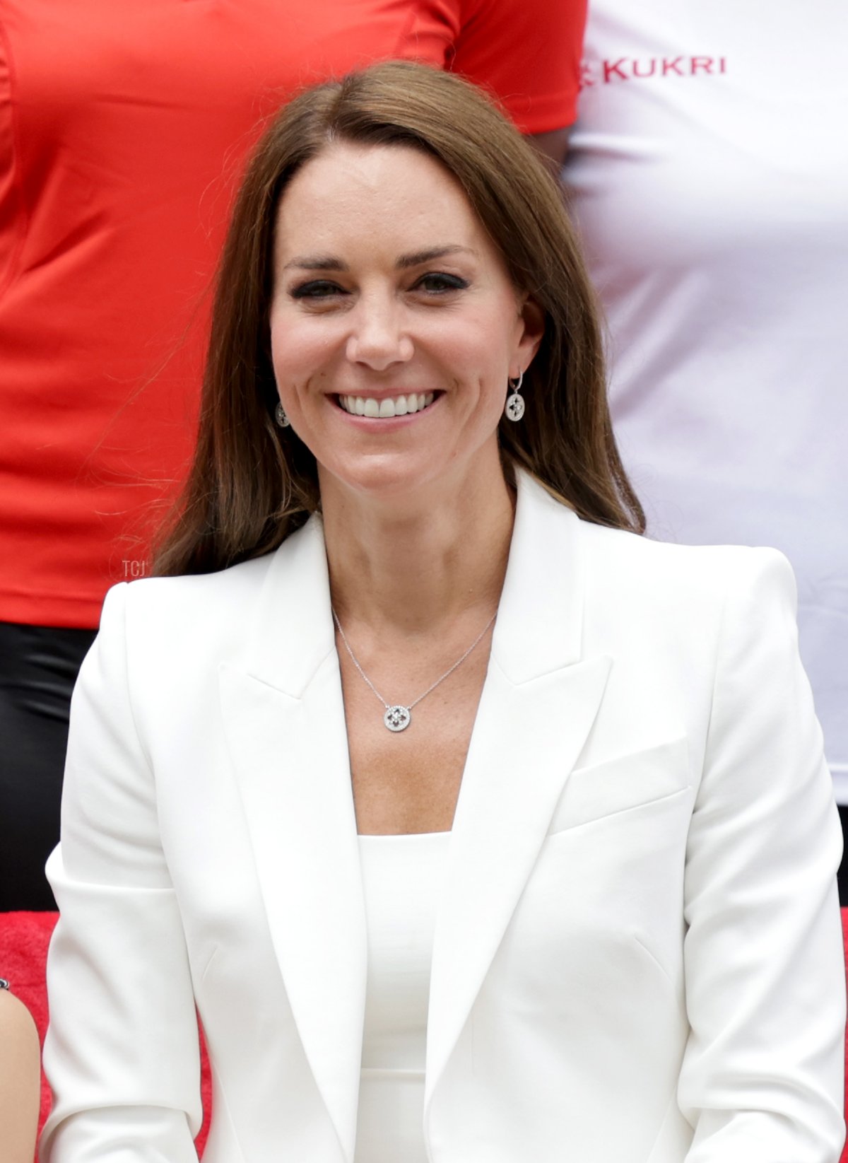 The Duchess of Cambridge visits the SportsAid House at the 2022 Commonwealth Games on August 2, 2022 in Birmingham, England (Chris Jackson/Getty Images)