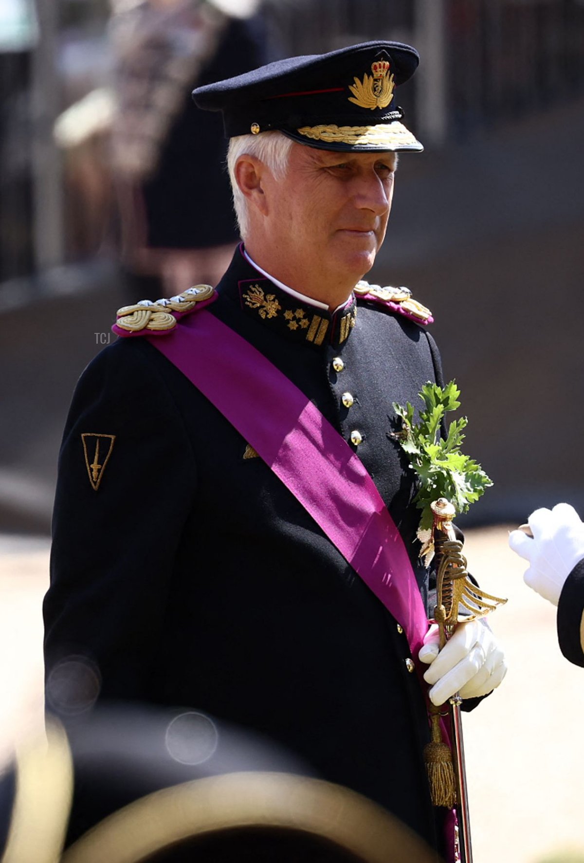 The King of the Belgians attends the annual Founder's Day Parade at the Royal Hospital Chelsea in London on June 8, 2023 (HENRY NICHOLLS/AFP via Getty Images)