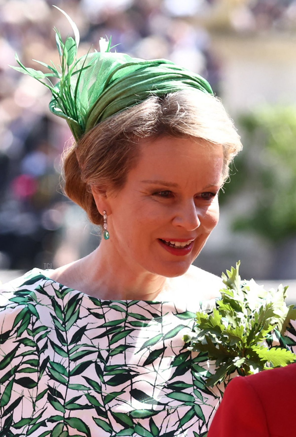 The Queen of the Belgians attends the annual Founder's Day Parade at the Royal Hospital Chelsea in London on June 8, 2023 (HENRY NICHOLLS/AFP via Getty Images)