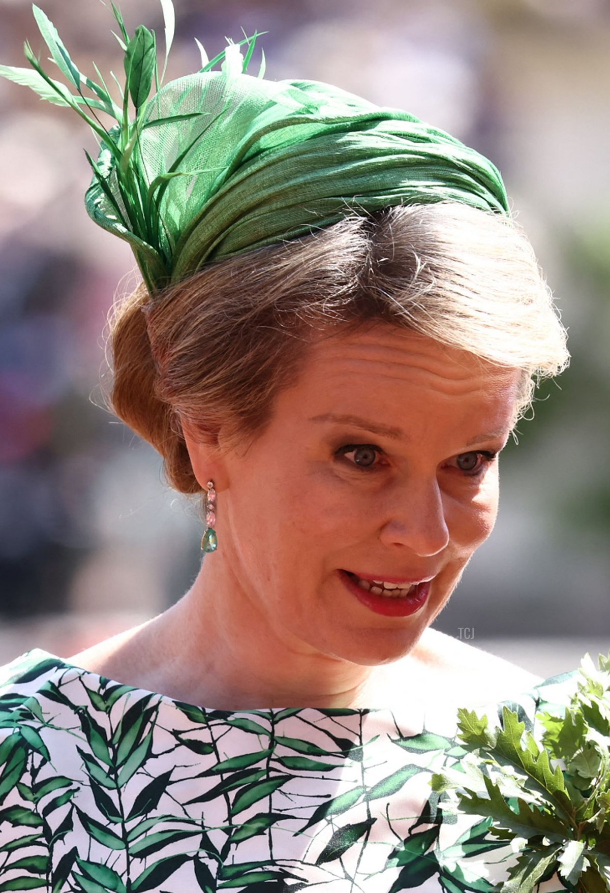 The Queen of the Belgians attends the annual Founder's Day Parade at the Royal Hospital Chelsea in London on June 8, 2023 (HENRY NICHOLLS/AFP via Getty Images)