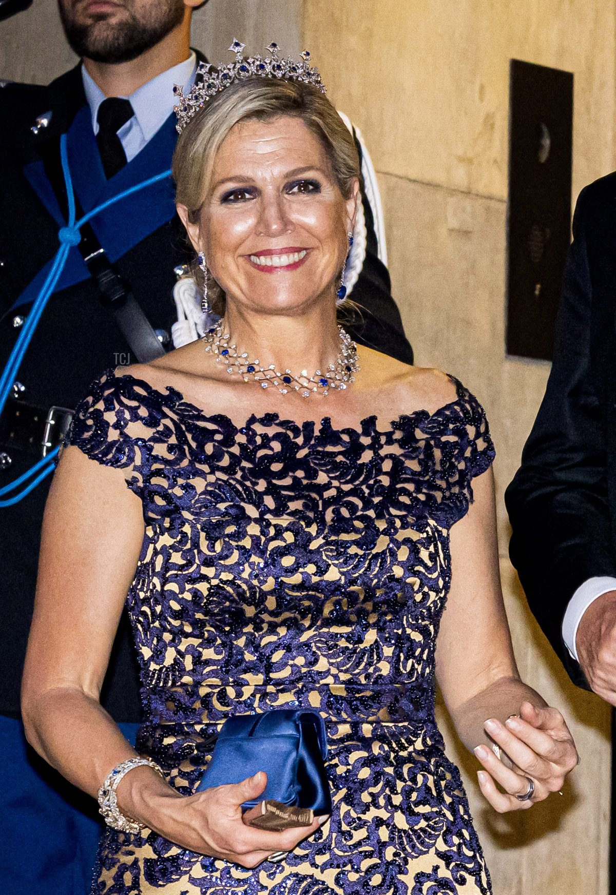Queen Máxima of the Netherlands attends a gala dinner for the Diplomatic Corps at the Royal Palace on June 14, 2023 in Amsterdam (Patrick van Katwijk/Getty Images)