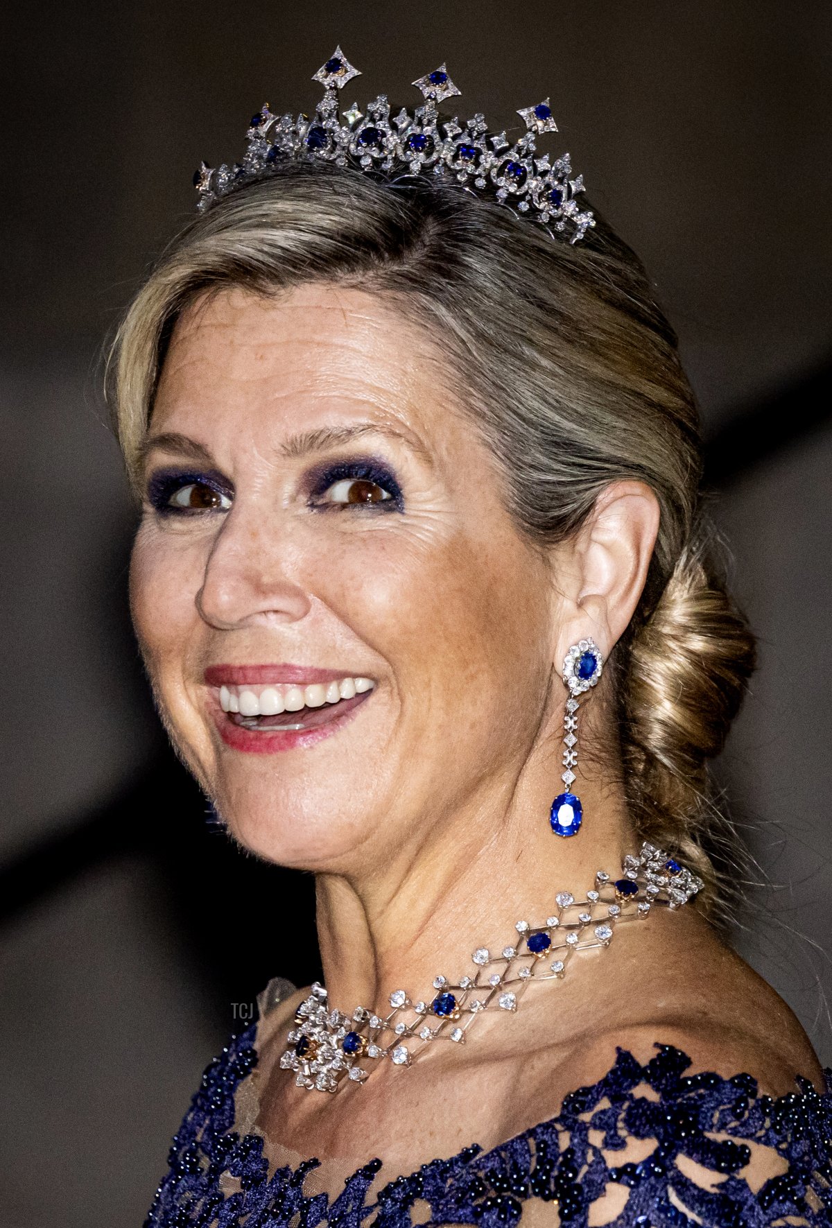Queen Máxima of the Netherlands attends a gala dinner for the Diplomatic Corps at the Royal Palace on June 14, 2023 in Amsterdam (Patrick van Katwijk/Getty Images)