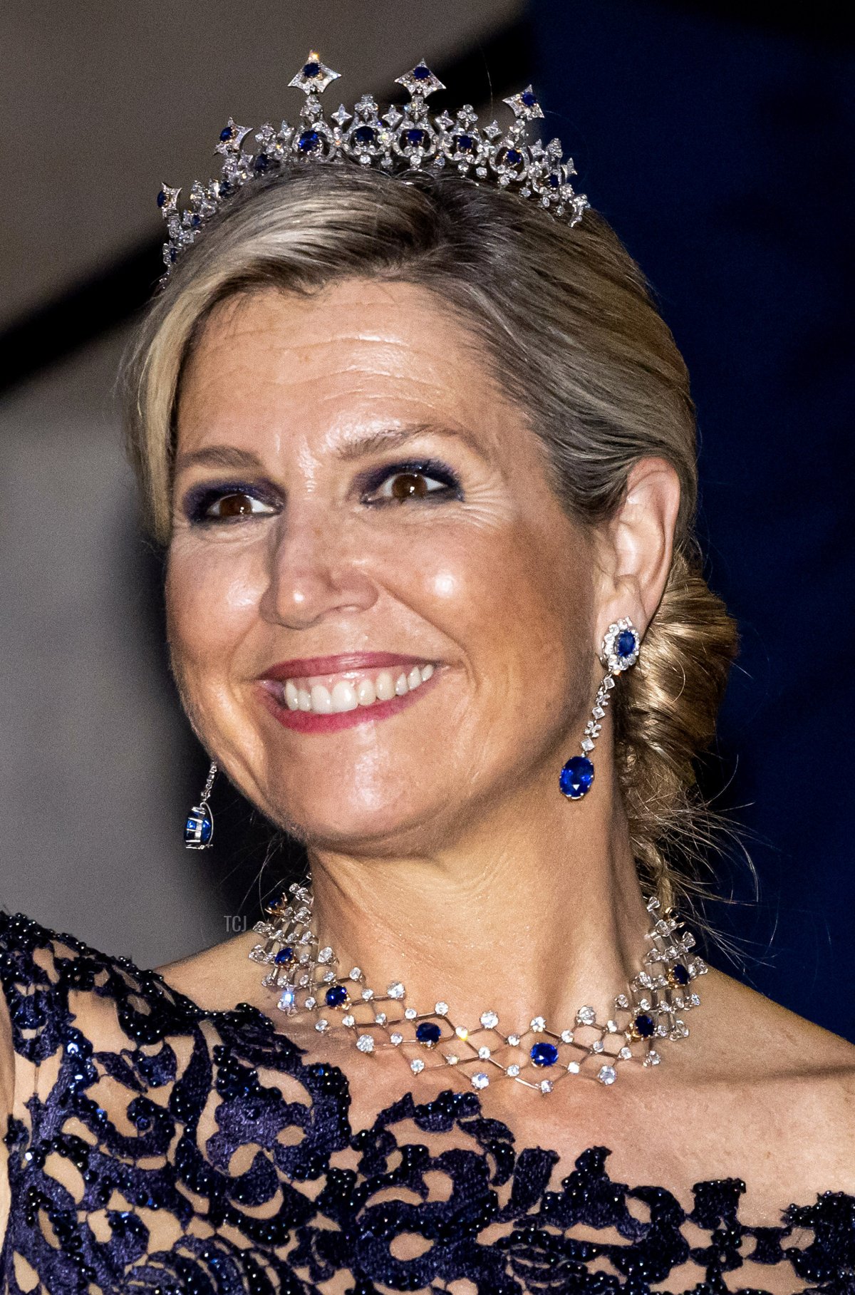 Queen Máxima of the Netherlands attends a gala dinner for the Diplomatic Corps at the Royal Palace on June 14, 2023 in Amsterdam (Patrick van Katwijk/Getty Images)