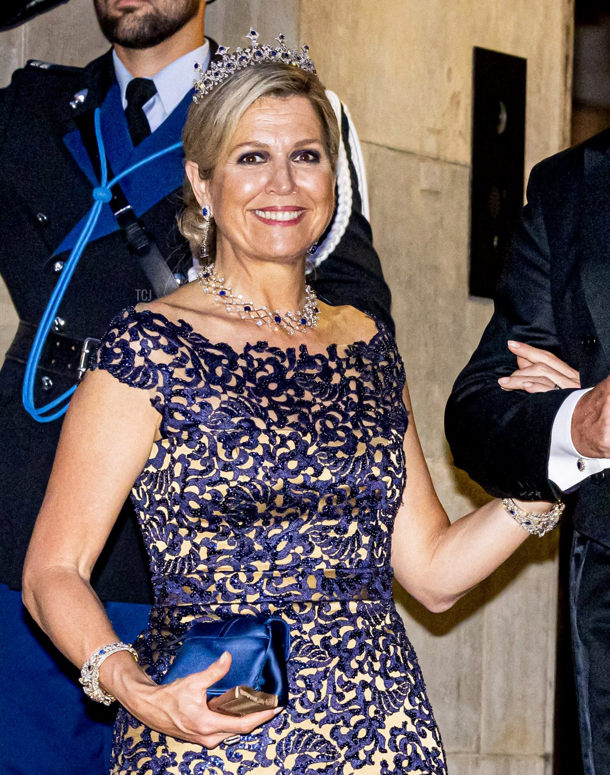 Queen Máxima of the Netherlands attends a gala dinner for the Diplomatic Corps at the Royal Palace on June 14, 2023 in Amsterdam (Patrick van Katwijk/Getty Images)