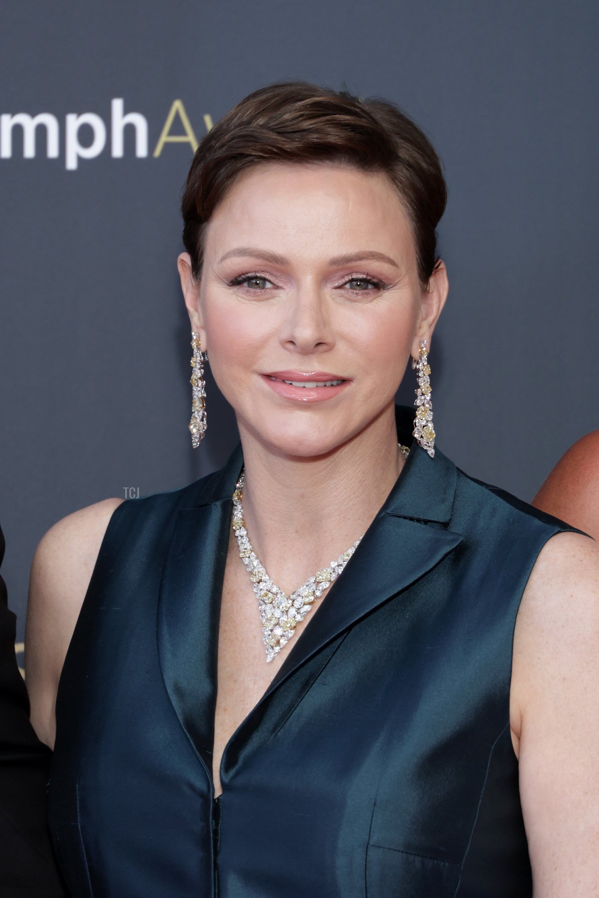Princess Charlene of Monaco attends the Golden Nymph Awards ceremony during the 62nd Monte-Carlo Television Festival in Monaco on June 20, 2023 (Pascal Le Segretain/Getty Images)