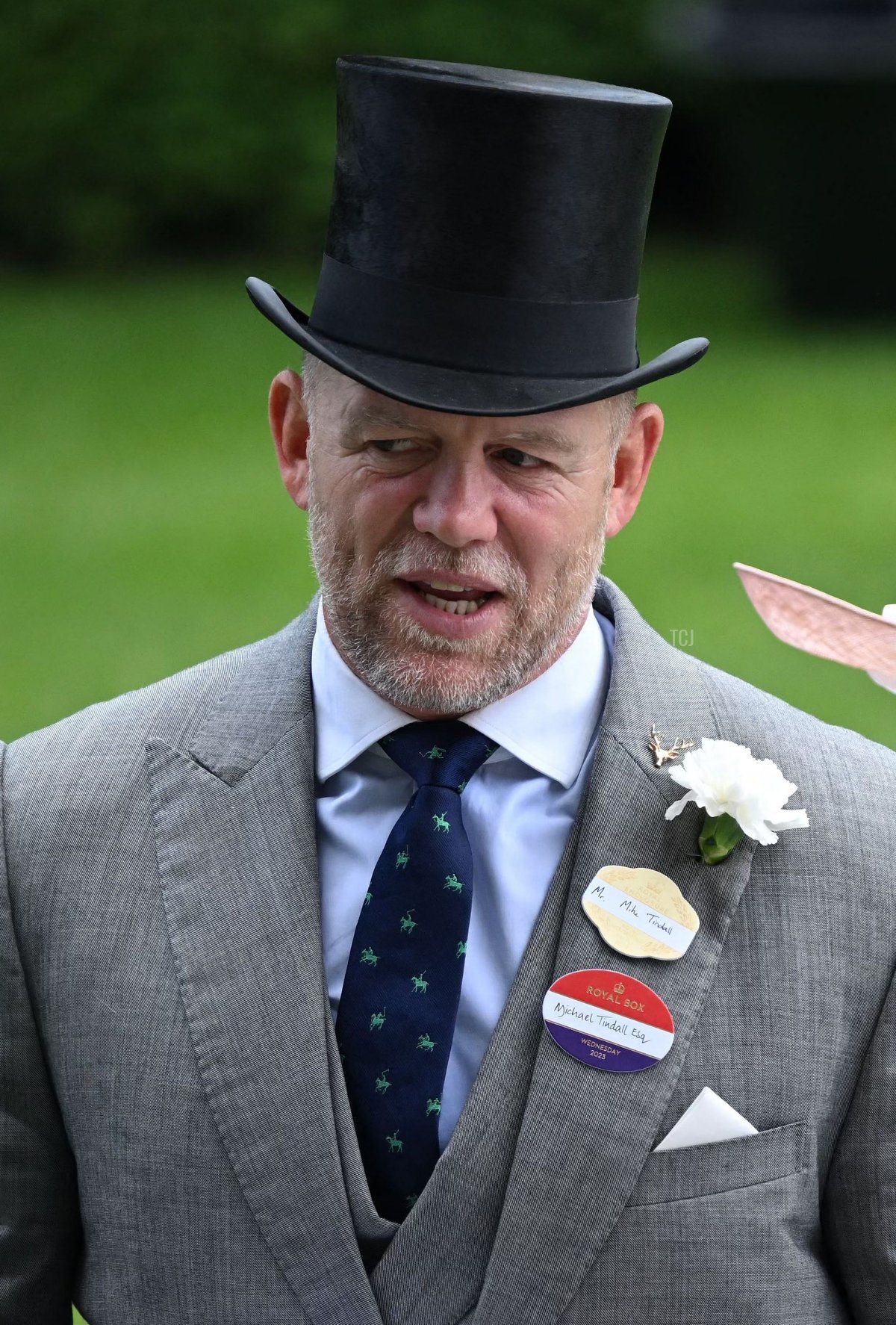 Mike Tindall attends day two of Royal Ascot at Ascot Racecourse on June 21, 2023 in Ascot, England (JUSTIN TALLIS/AFP via Getty Images)