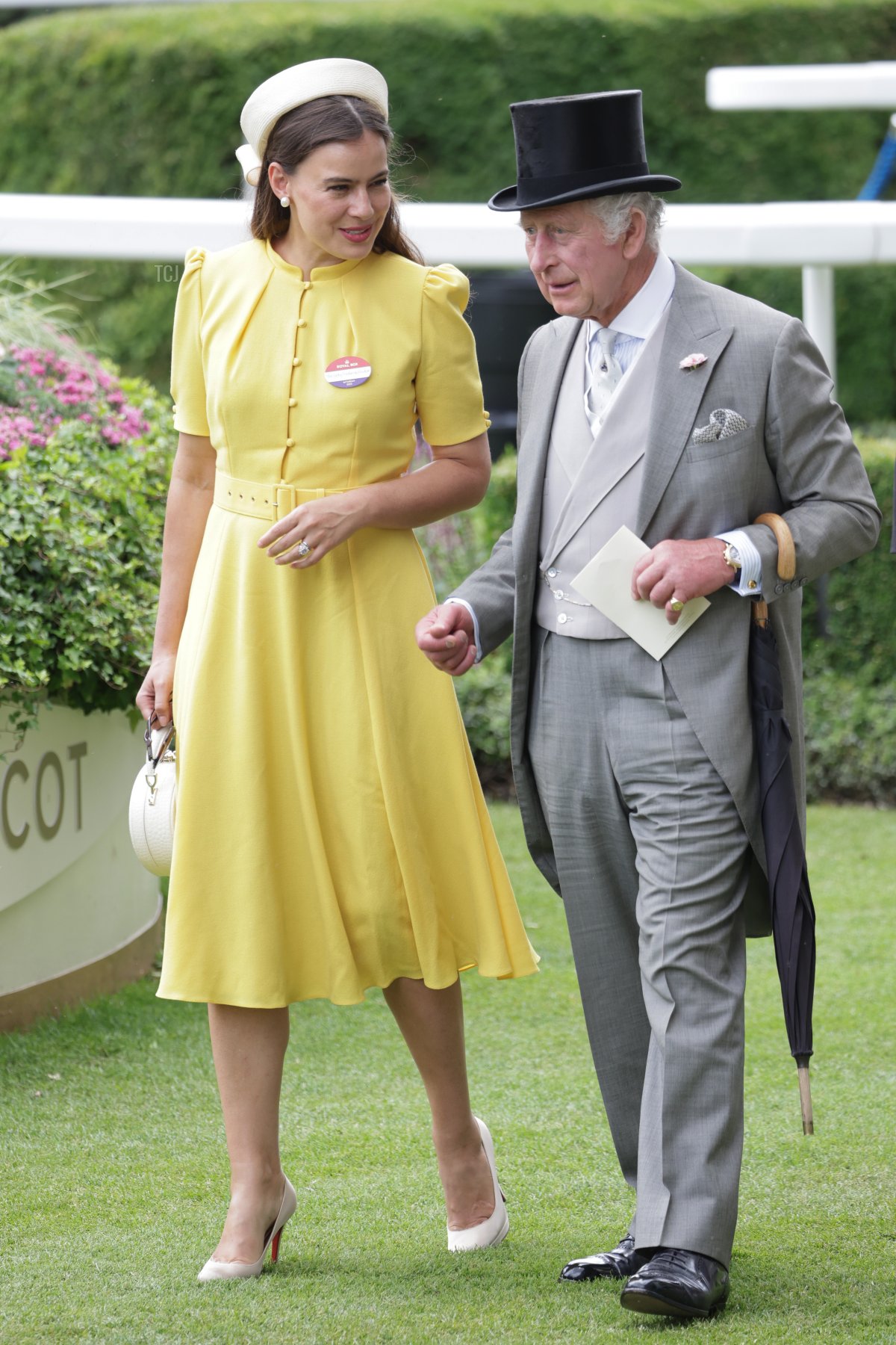 Lady Frederick Windsor and King Charles III attend day five of Royal Ascot on June 24, 2023 (Chris Jackson/Getty Images)