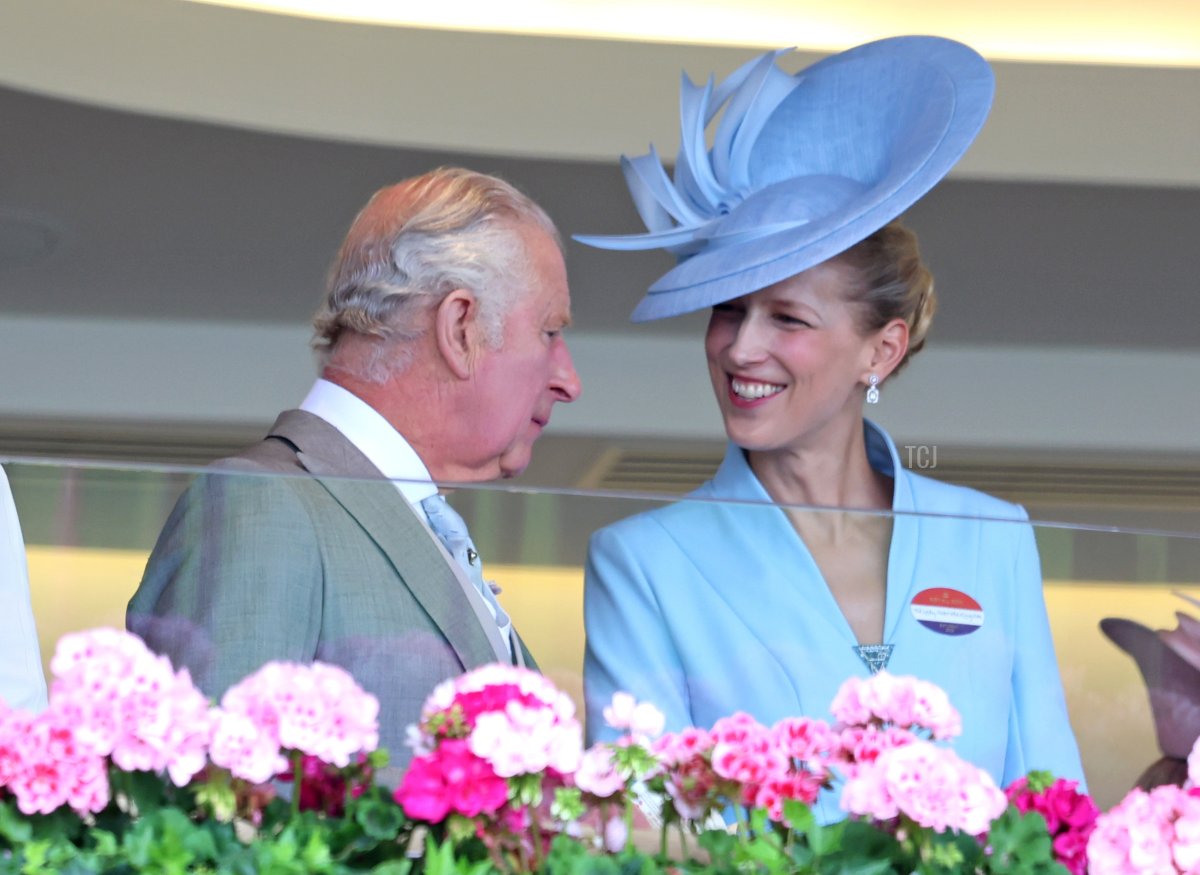 King Charles III and Lady Gabriella Kingston attend day five of Royal Ascot on June 24, 2023 (Chris Jackson/Getty Images)