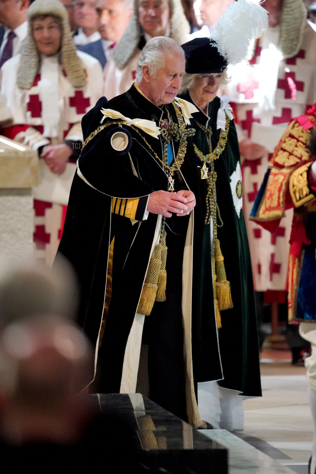 The King and Queen attend a service of thanksgiving and dedication at St Giles' Cathedral in Edinburgh on July 5, 2023 (Jonathan Brady - Pool/Getty Images)