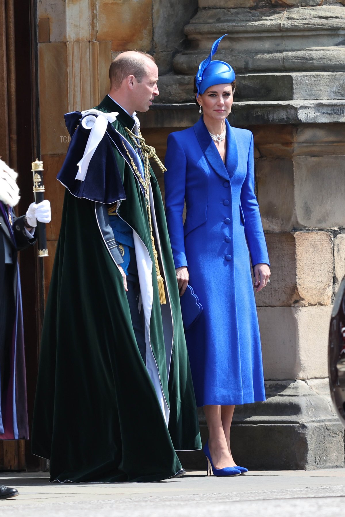 The Duke and Duchess of Rothesay attend a service of thanksgiving and dedication at St Giles' Cathedral in Edinburgh on July 5, 2023 (Robert Perry - Pool/Getty Images)