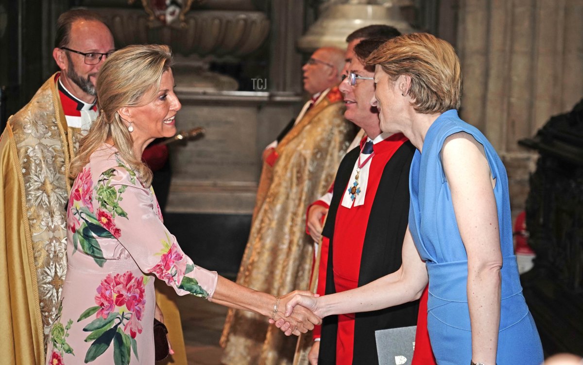 The Duchess of Edinburgh attends a service at Westminster Abbey celebrating the 75th anniversary of the National Health Service on July 5, 2023 (Jordan Pettitt - Pool/Getty Images)